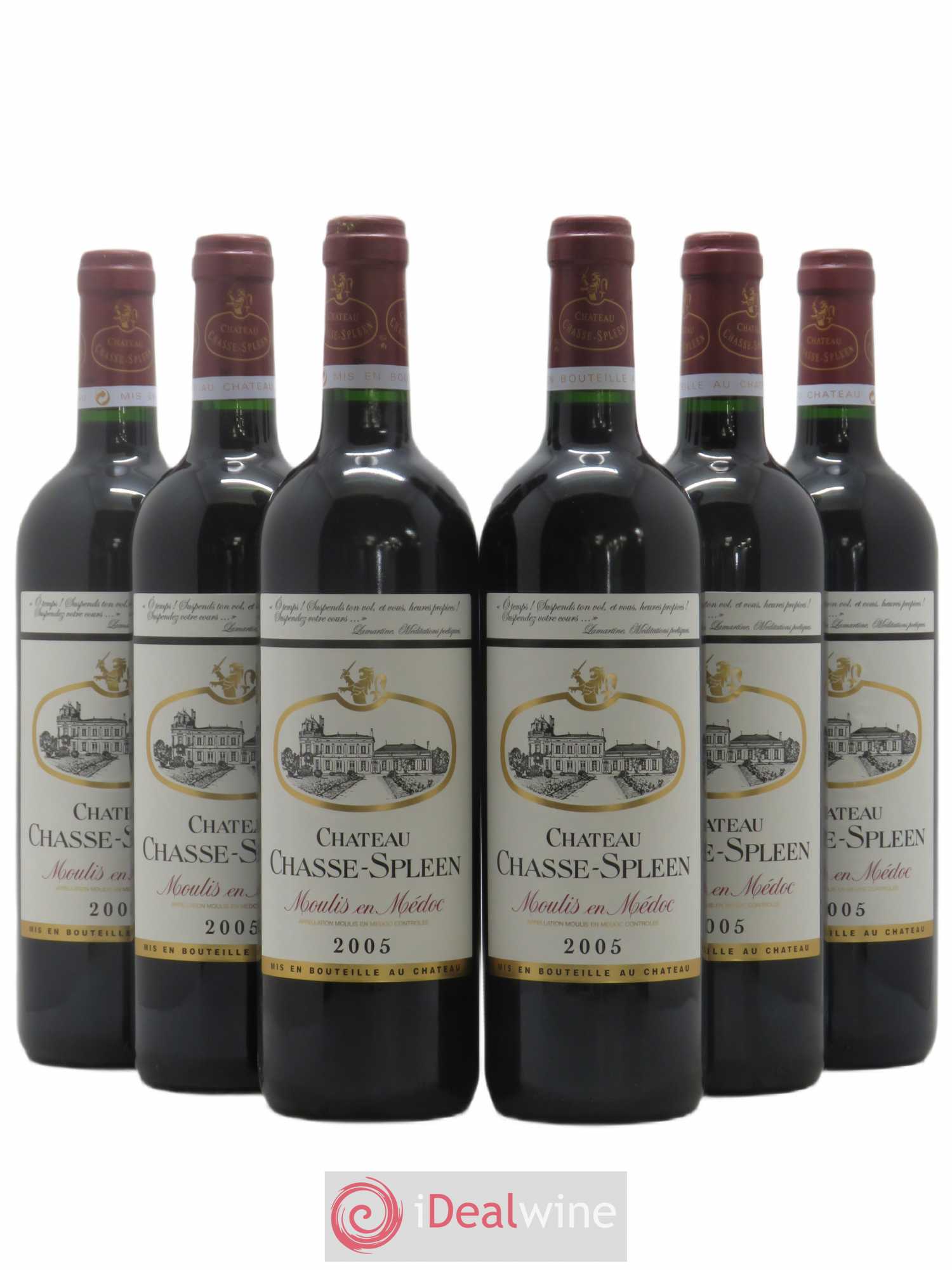 Château Chasse Spleen 2005 - Lot de 6 bouteilles - 0