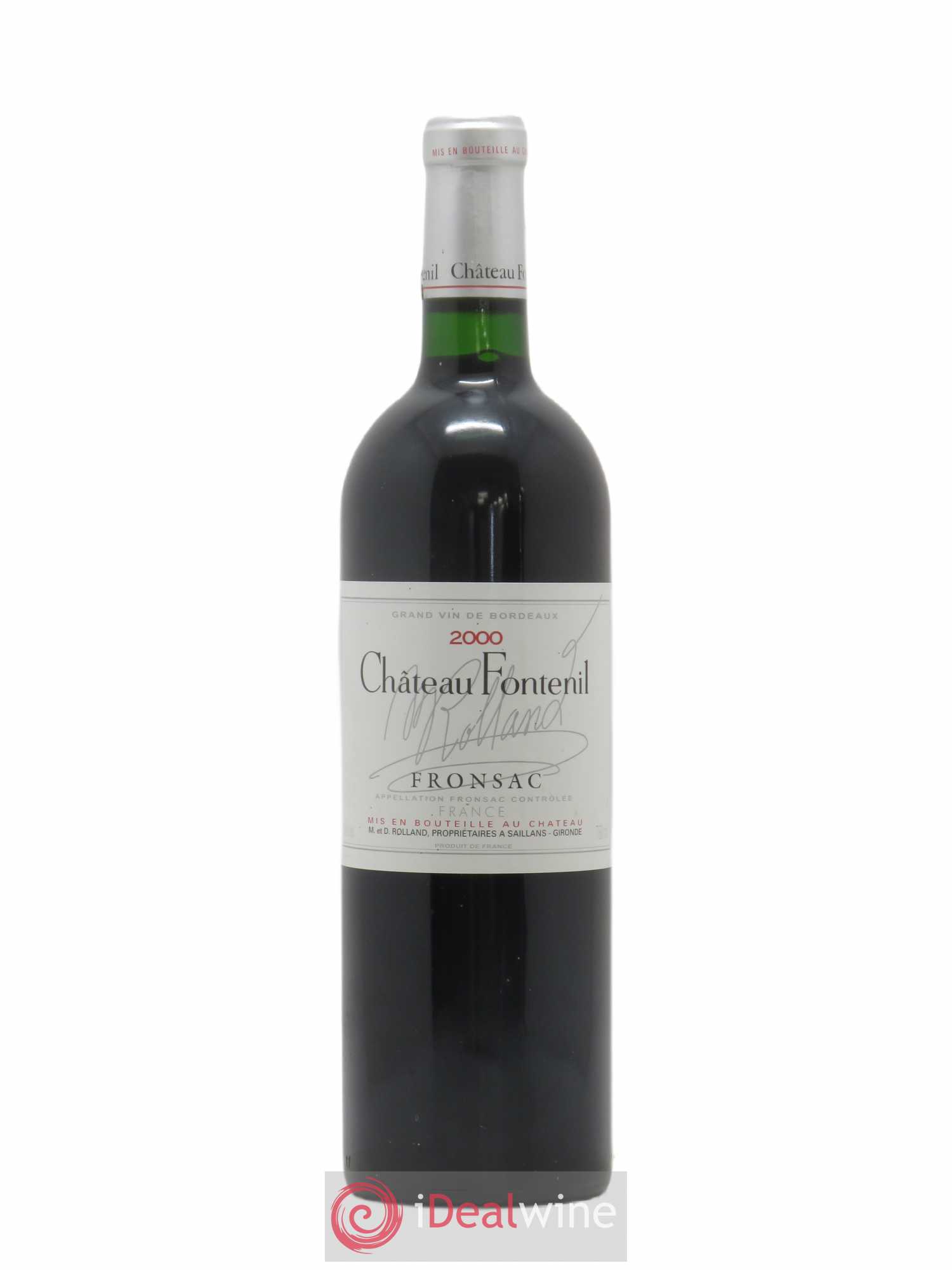 Château Fontenil 2000 - Lot de 1 bouteille - 0