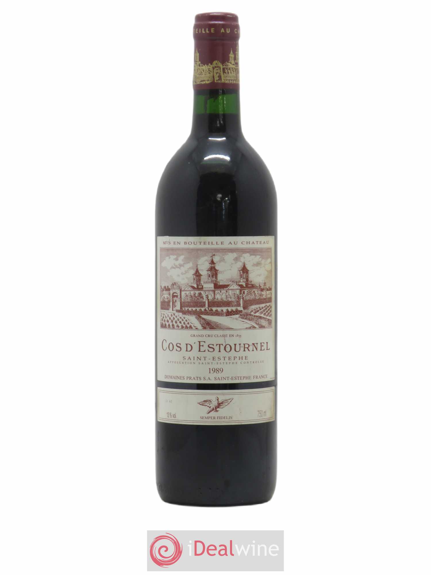 Cos d'Estournel 2ème Grand Cru Classé 1989 - Lot de 1 bouteille - 0