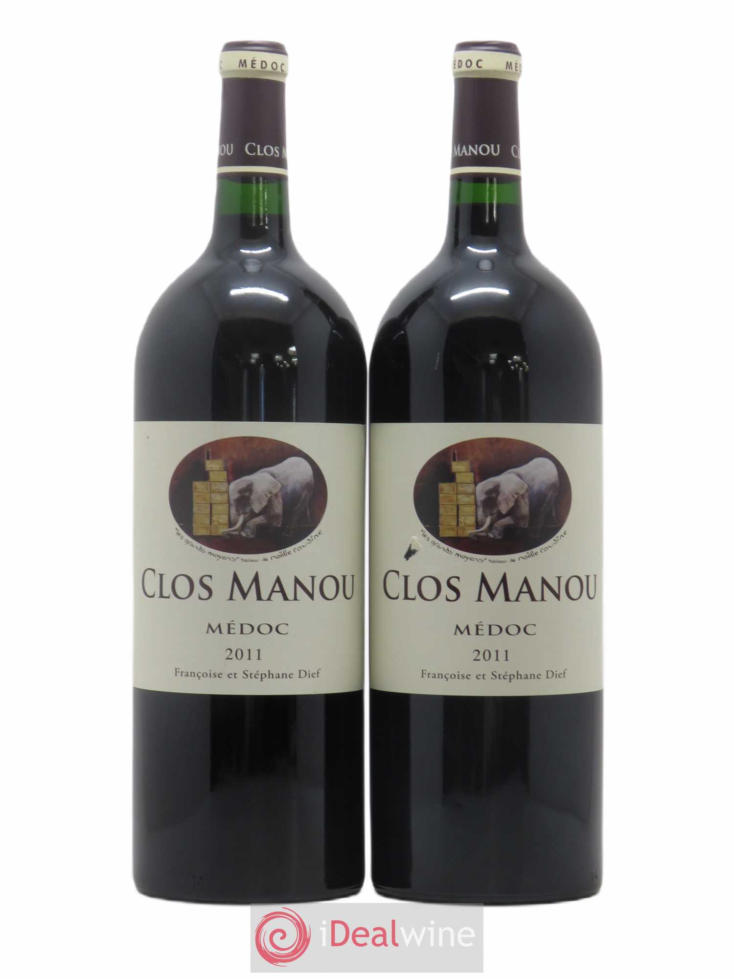 Clos Manou 2011 - Posten von 2 Magnum - 0