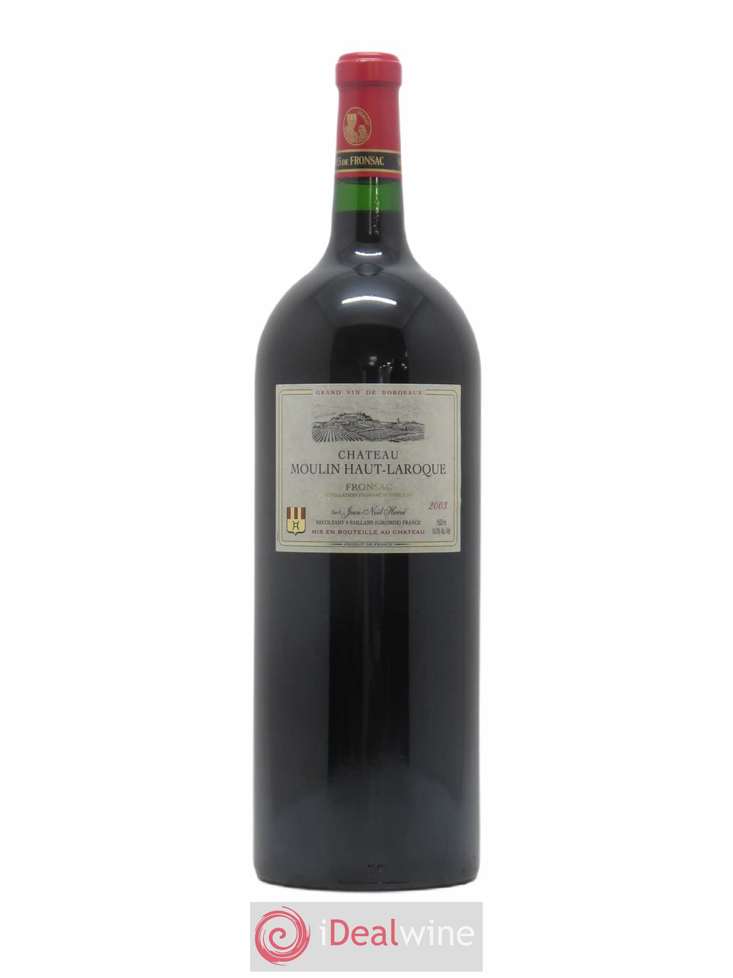 Fronsac Moulin Haut Laroque 2003 - Lot de 1 magnum - 0