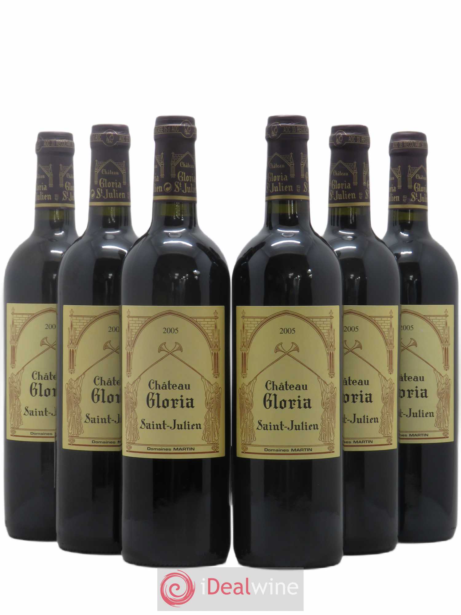 Château Gloria 2005 - Lot de 6 bouteilles - 0