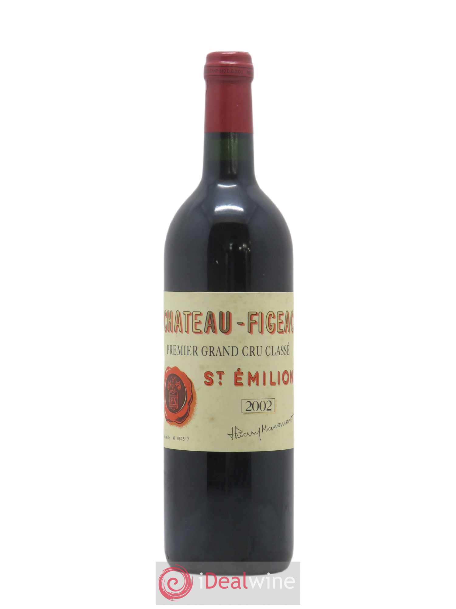 Château Figeac 1er Grand Cru Classé A 2002 - Lot de 1 bouteille - 0