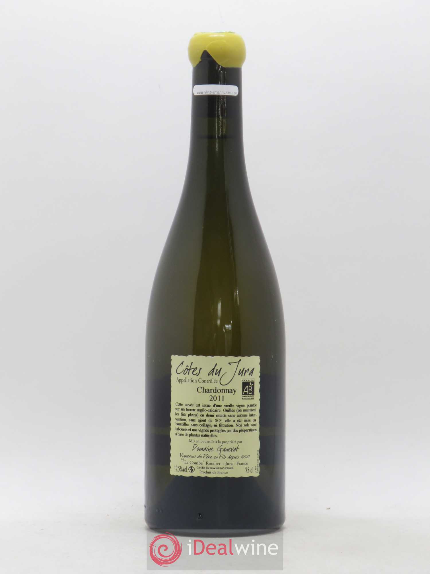 Côtes du Jura Les Chamois du Paradis Jean-François Ganevat (Domaine) 2011 - Lot de 1 bouteille - 1