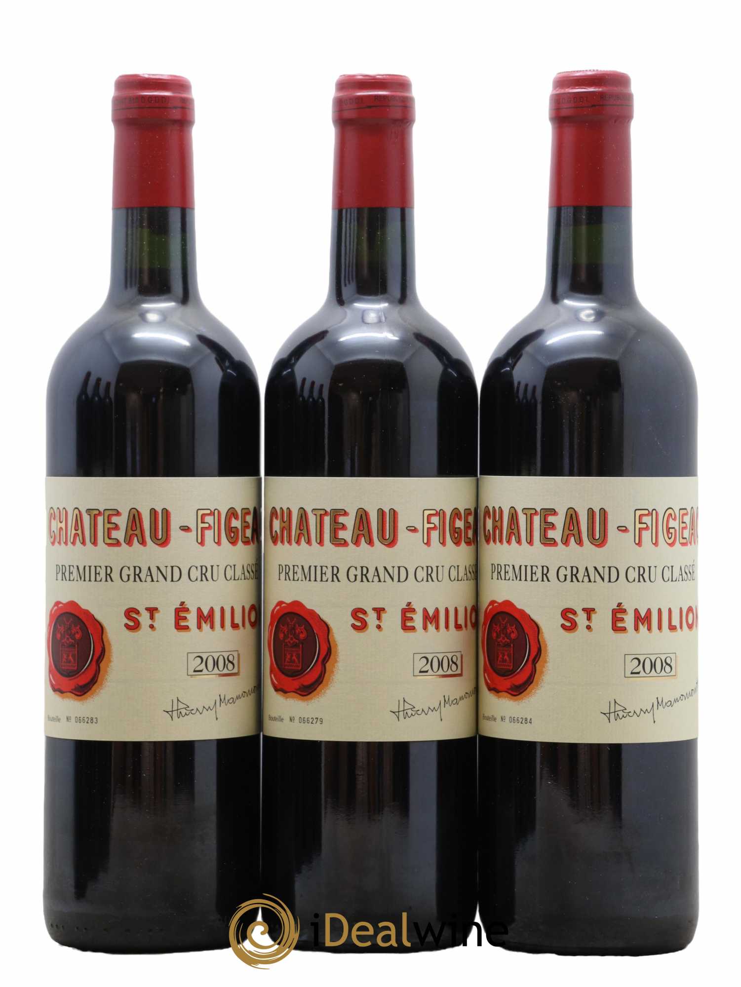 Château Figeac 1er Grand Cru Classé A 2008 - Lot de 6 bouteilles - 1