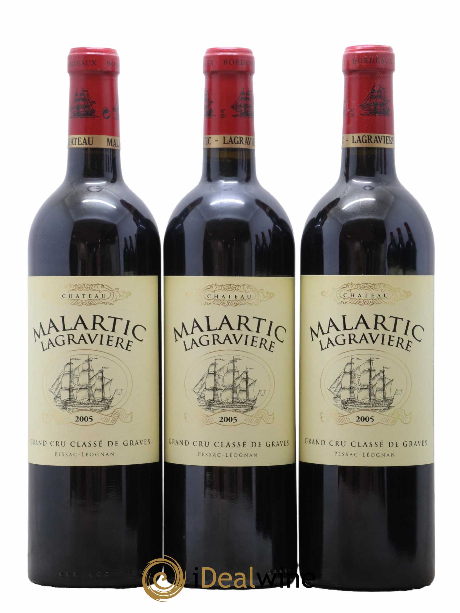 Château Malartic-Lagravière Cru Classé de Graves 2005 - Lot de 6 bouteilles - 2