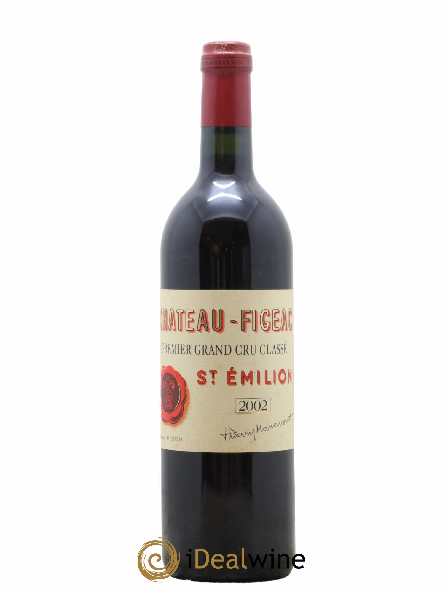 Château Figeac 1er Grand Cru Classé A 2002 - Lot de 1 bouteille - 0
