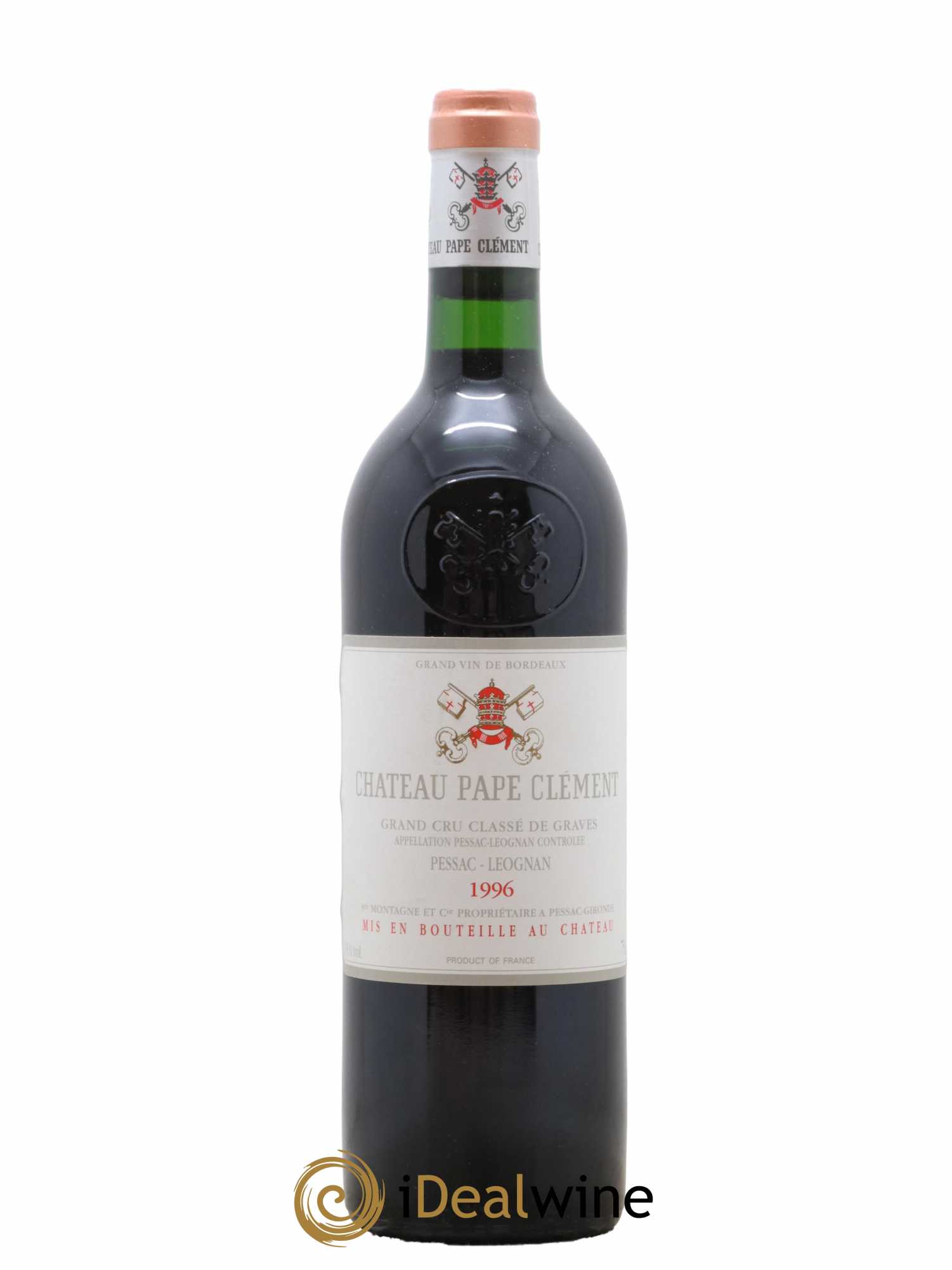 Château Pape Clément Cru Classé de Graves 1996 - Lot de 1 bouteille - 0