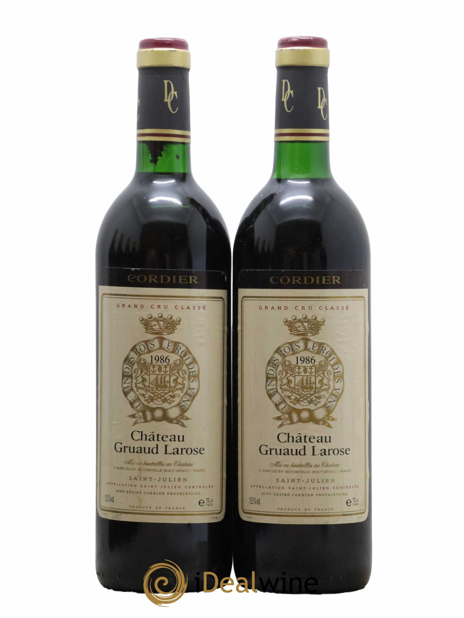 Château Gruaud Larose 2ème Grand Cru Classé 1986 - Lot de 2 bouteilles - 0
