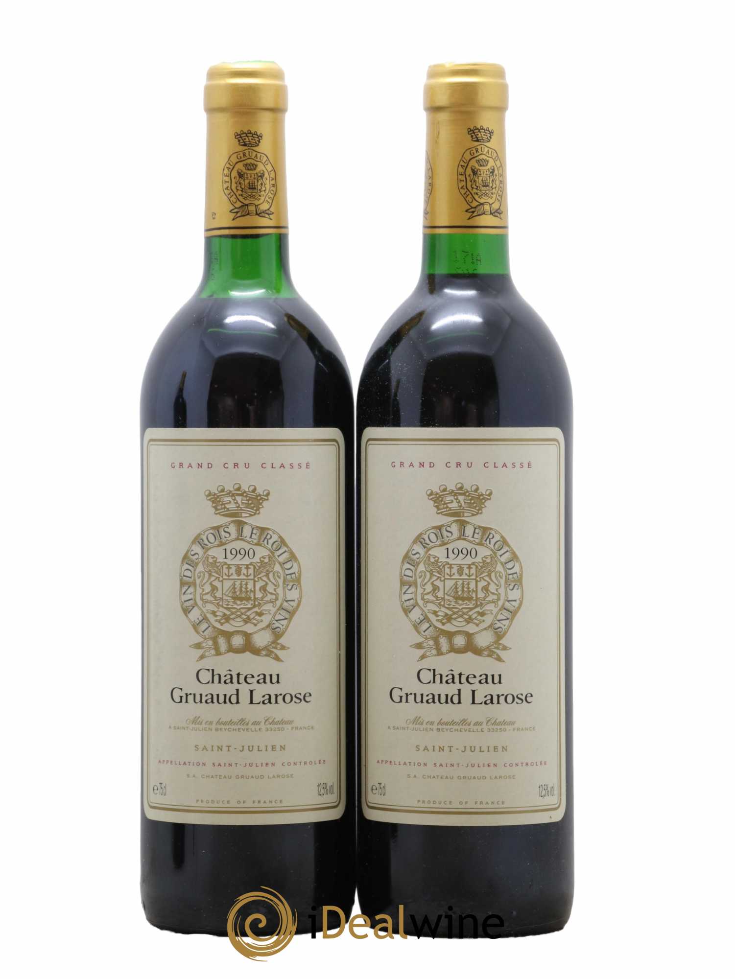 Château Gruaud Larose 2ème Grand Cru Classé 1990 - Lot de 2 bouteilles - 0