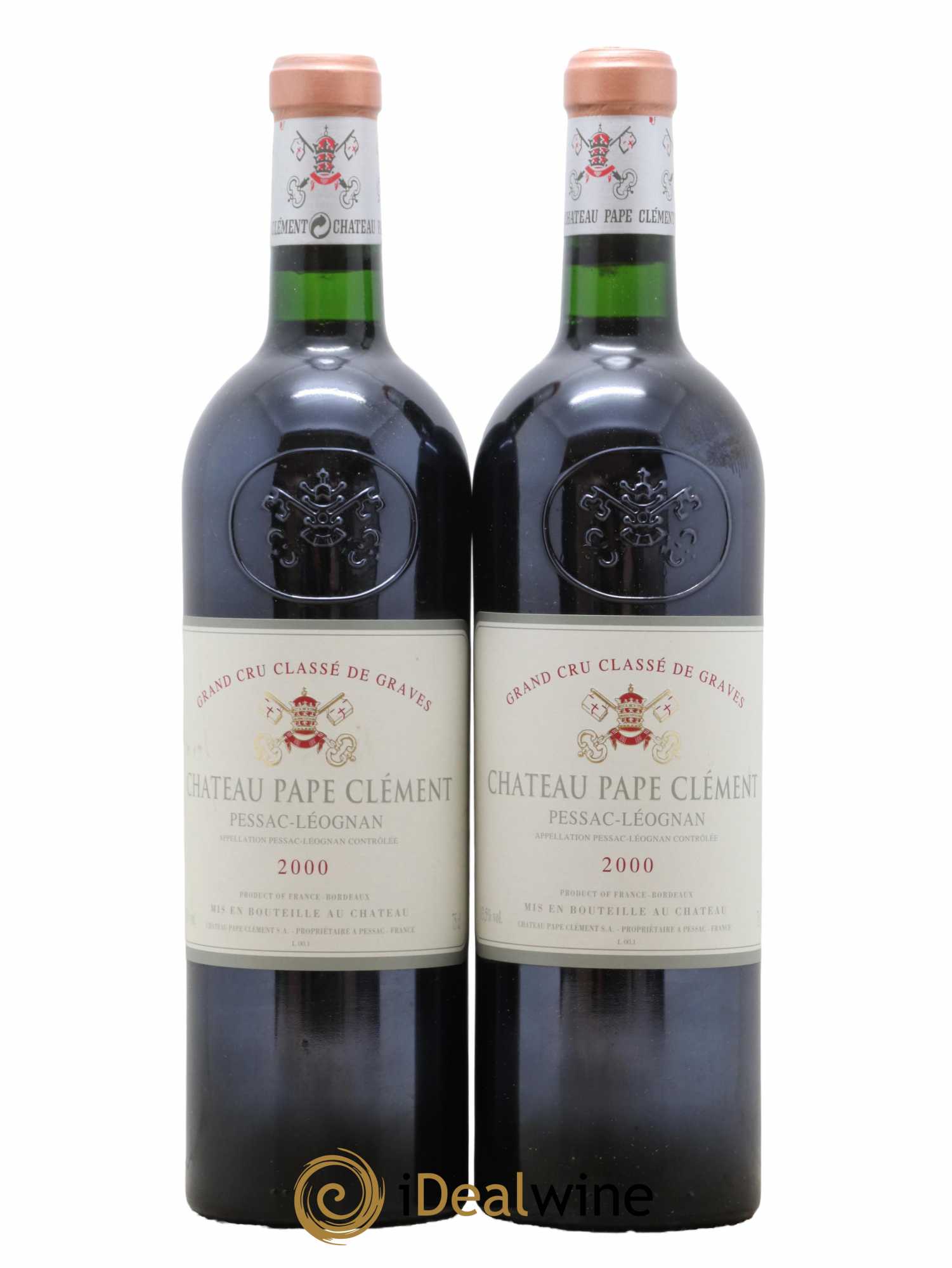 Château Pape Clément Cru Classé de Graves 2000 - Lot de 2 bouteilles - 0
