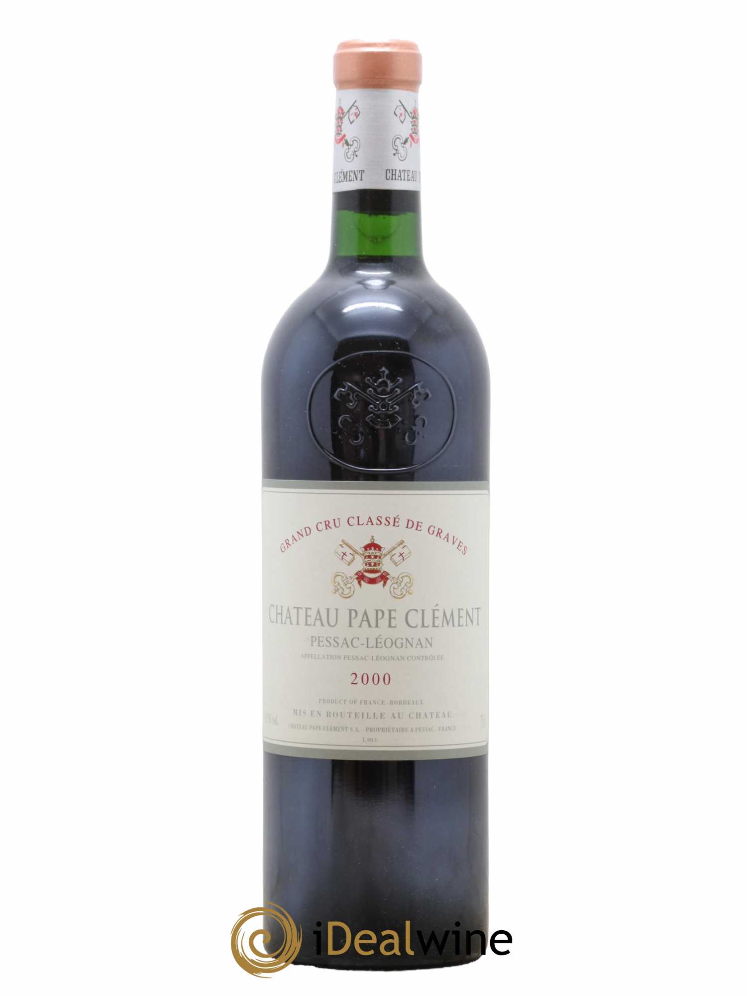 Château Pape Clément Cru Classé de Graves 2000 - Lot de 1 bouteille - 0