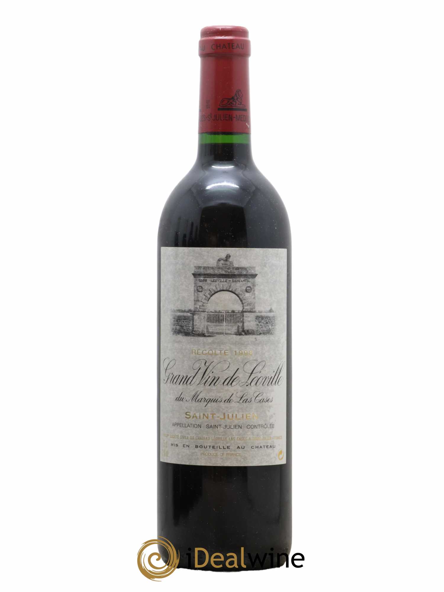 Château Léoville Las Cases 2ème Grand Cru Classé 1998 - Lot de 1 bouteille - 0