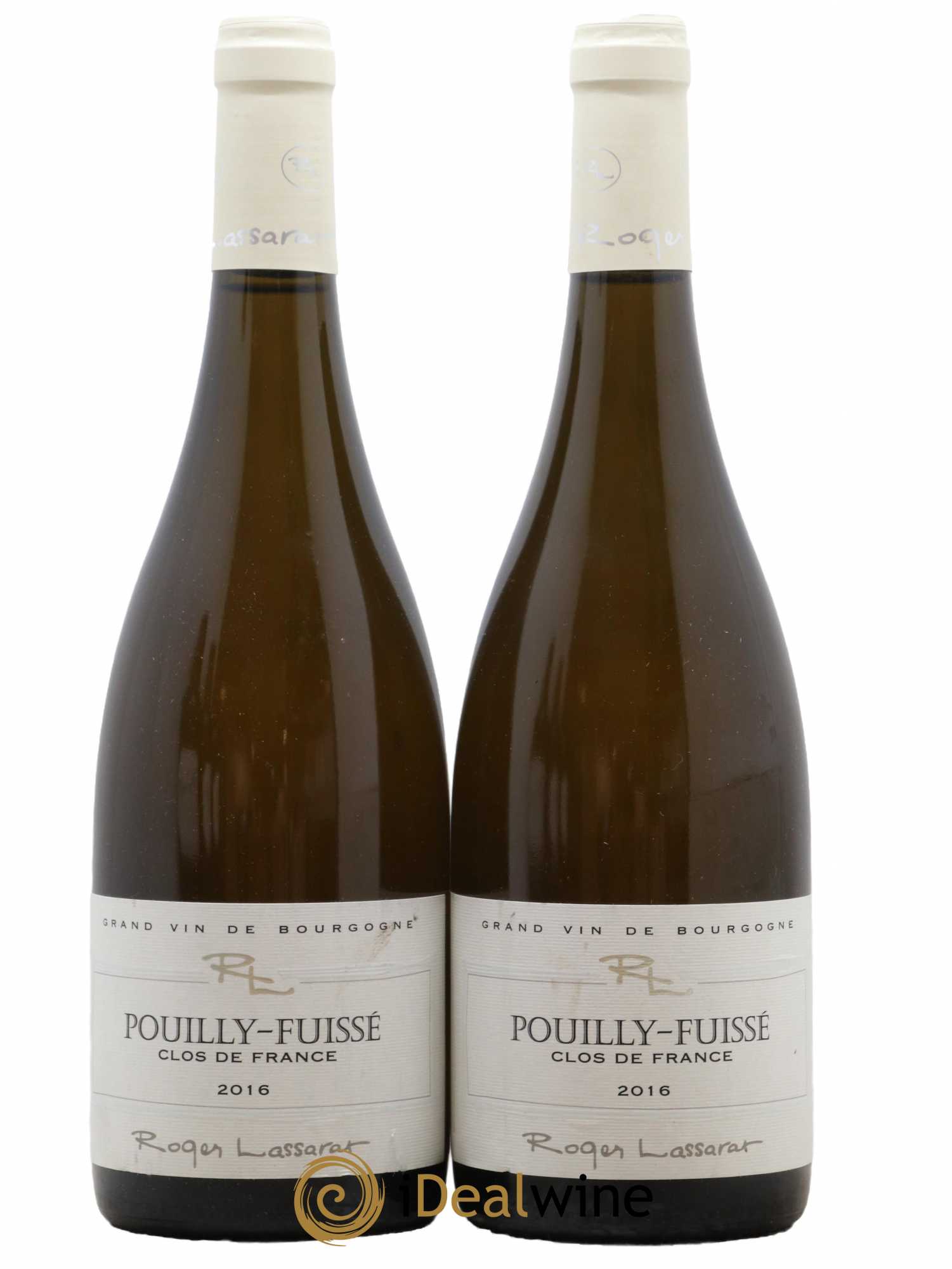 Pouilly-Fuissé Clos de France Lassarat 2016 - Lot de 2 bouteilles - 0