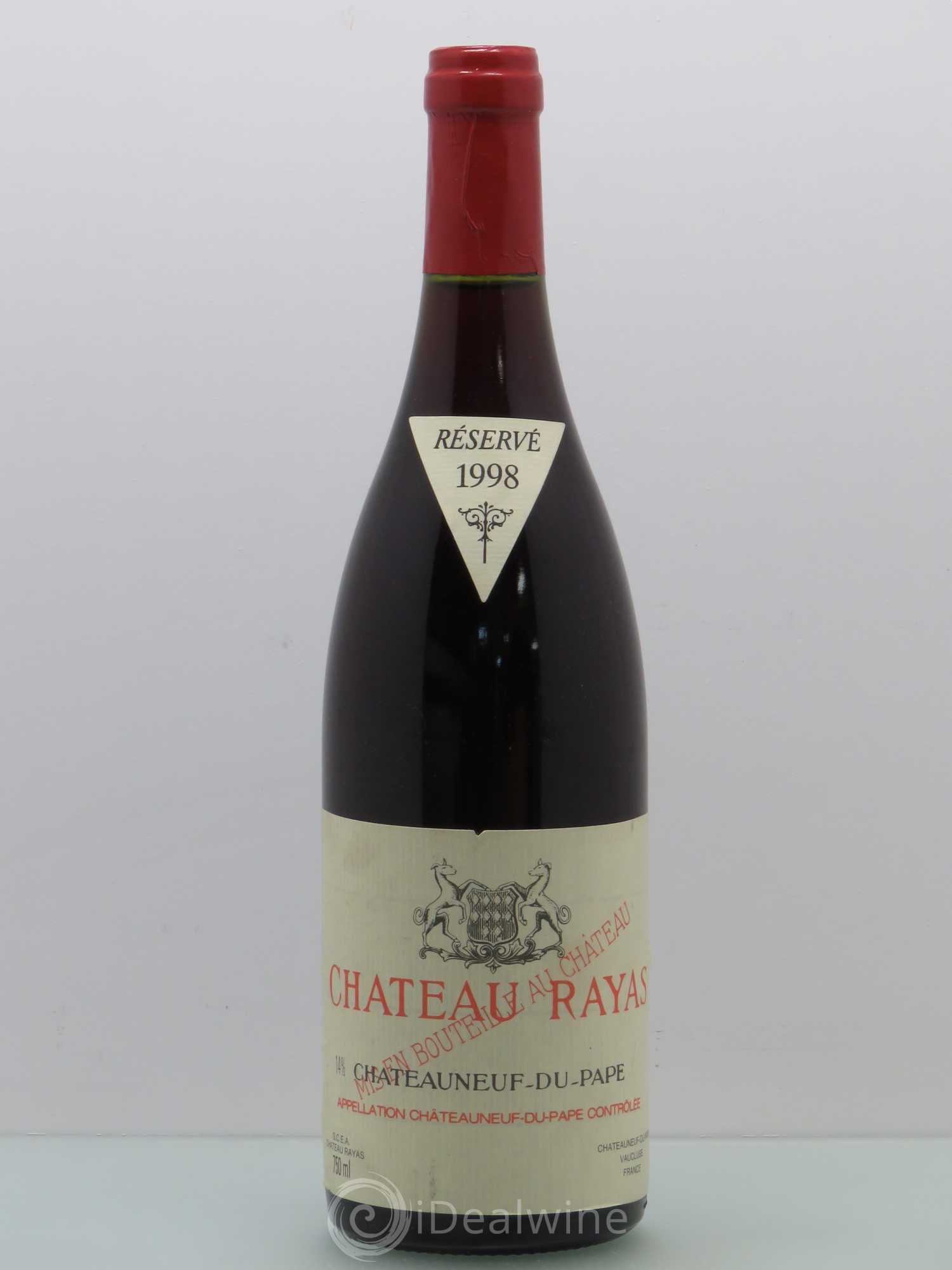 Châteauneuf-du-Pape Château Rayas Emmanuel Reynaud 1998 - Lot de 1 bouteille - 0