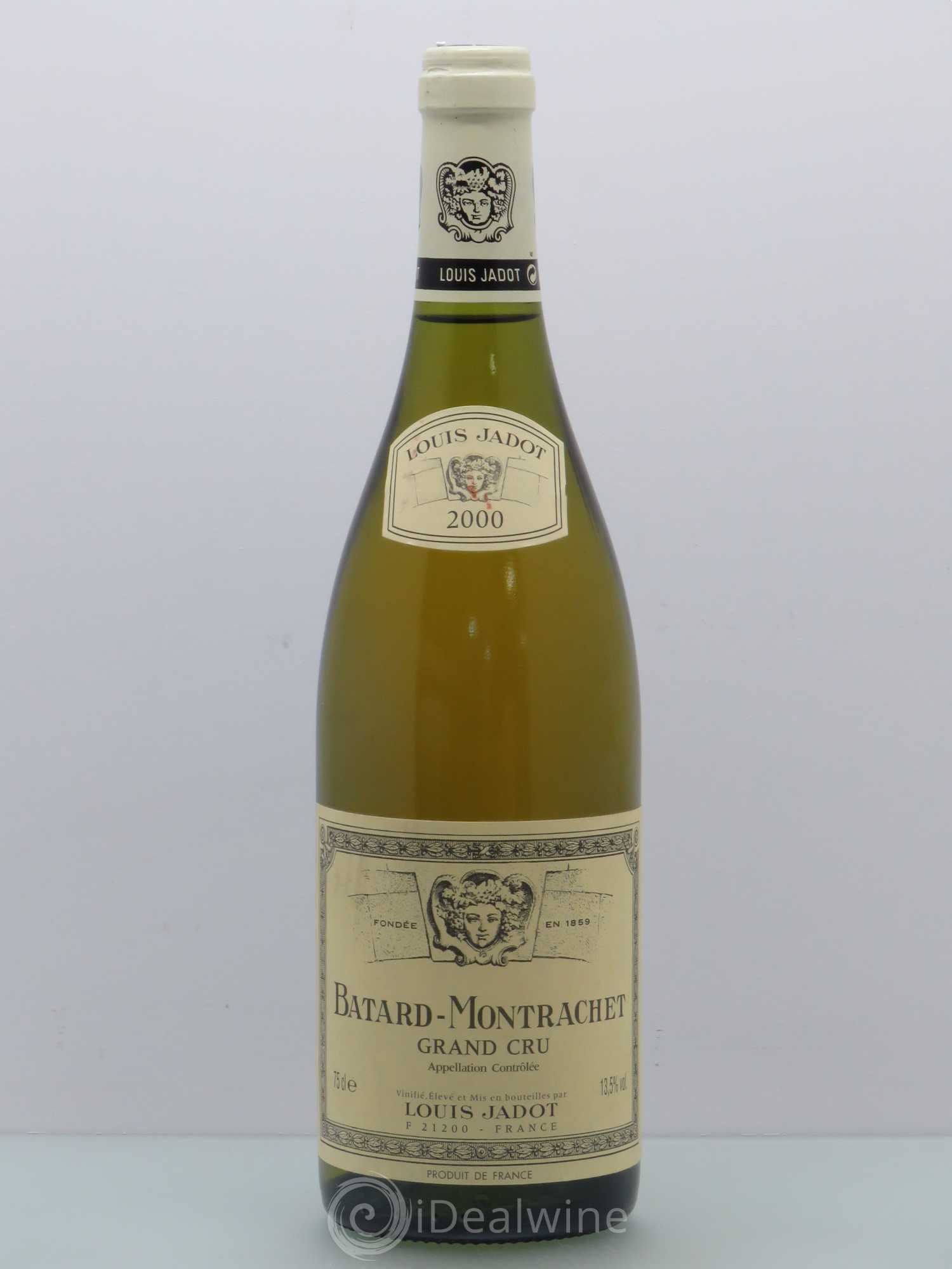 Bâtard-Montrachet Grand Cru Maison Louis Jadot 2000 - Lot de 1 bouteille - 0