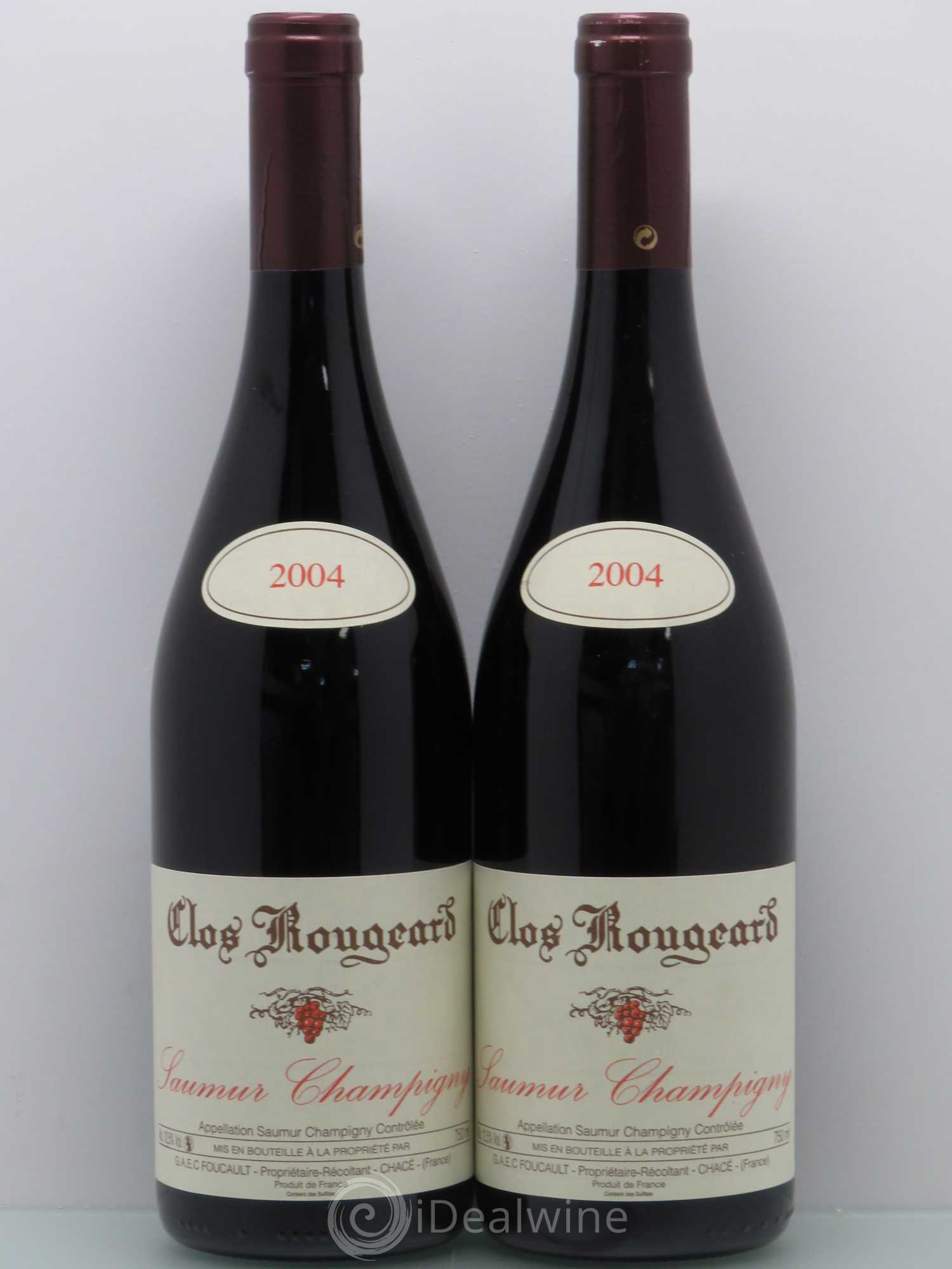 Saumur-Champigny Clos Rougeard 2004 - Lot de 2 bouteilles - 0