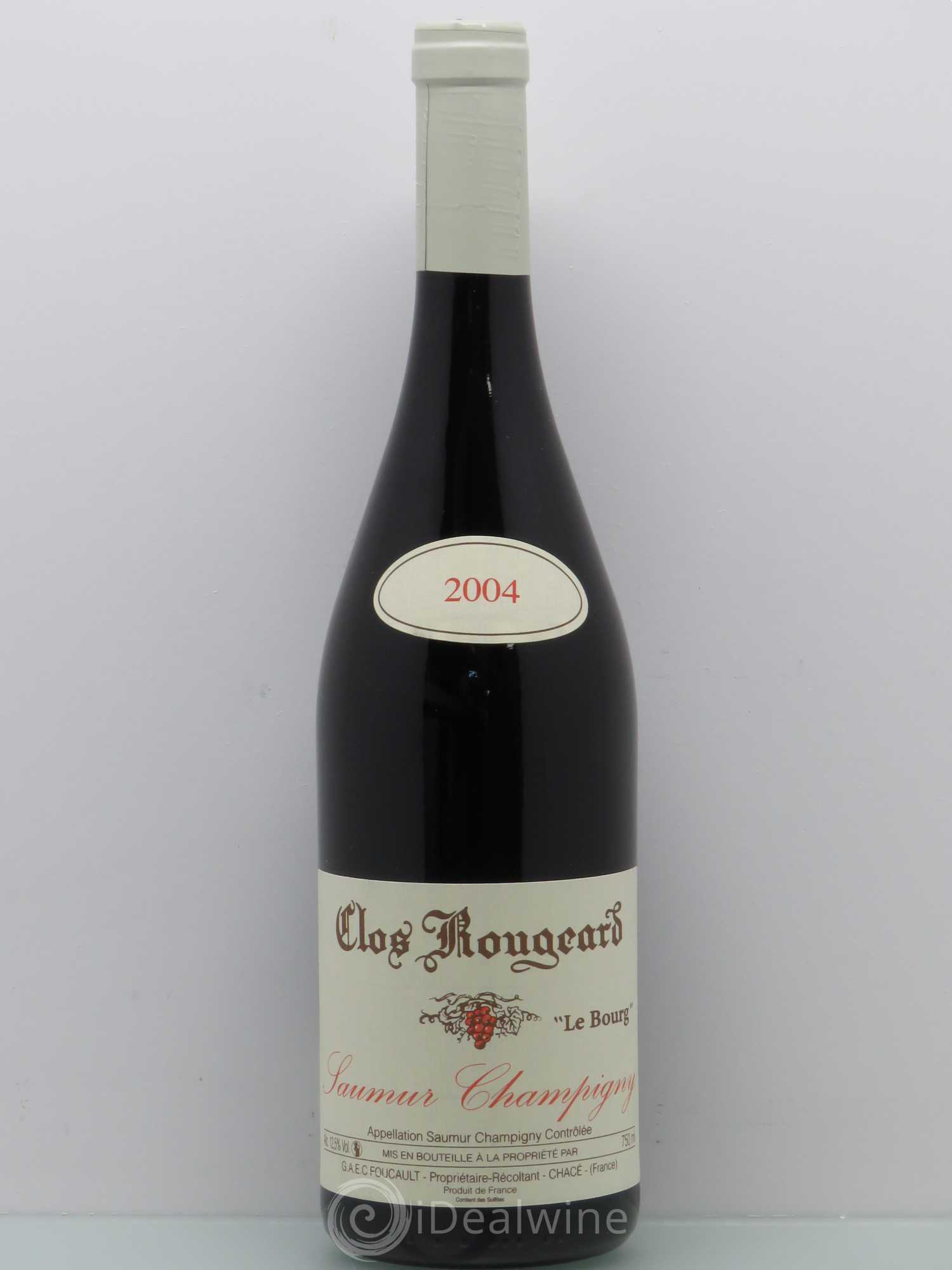 Saumur-Champigny Le Bourg Clos Rougeard 2004 - Lot de 1 bouteille - 0