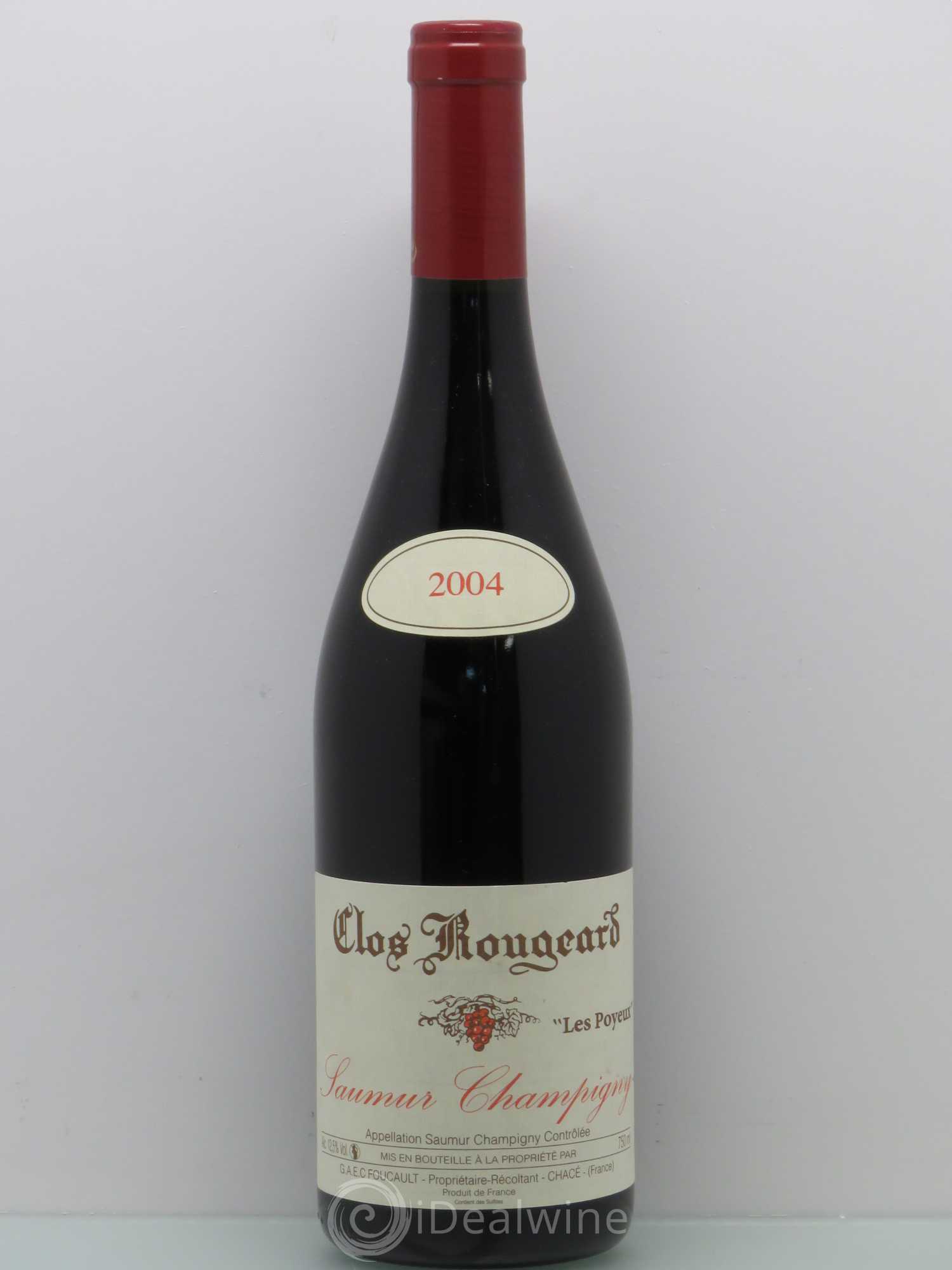 Saumur-Champigny Les Poyeux Clos Rougeard 2004 - Lot de 1 bouteille - 0