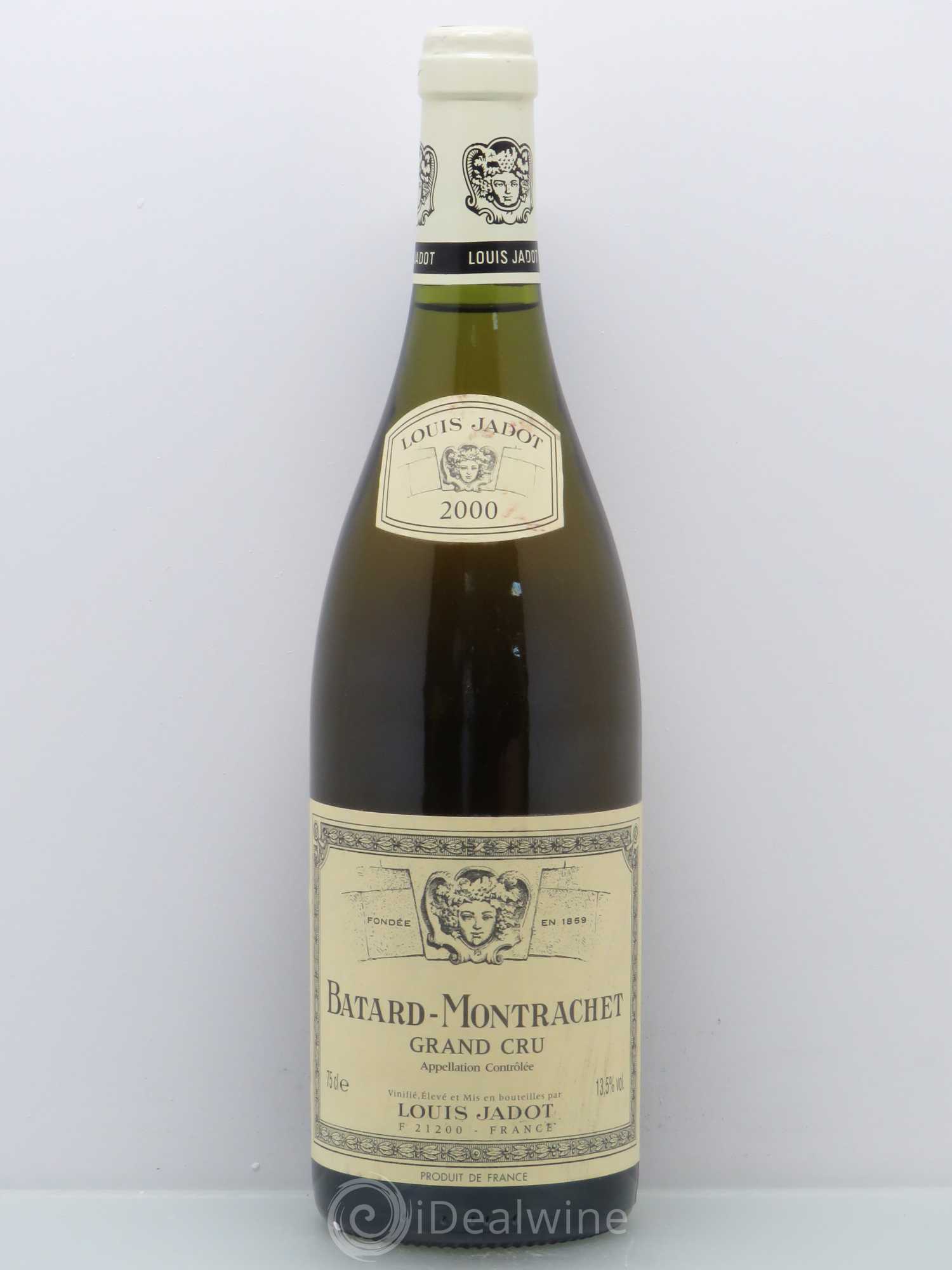 Bâtard-Montrachet Grand Cru Maison Louis Jadot 2000 - Lot de 1 bouteille - 0
