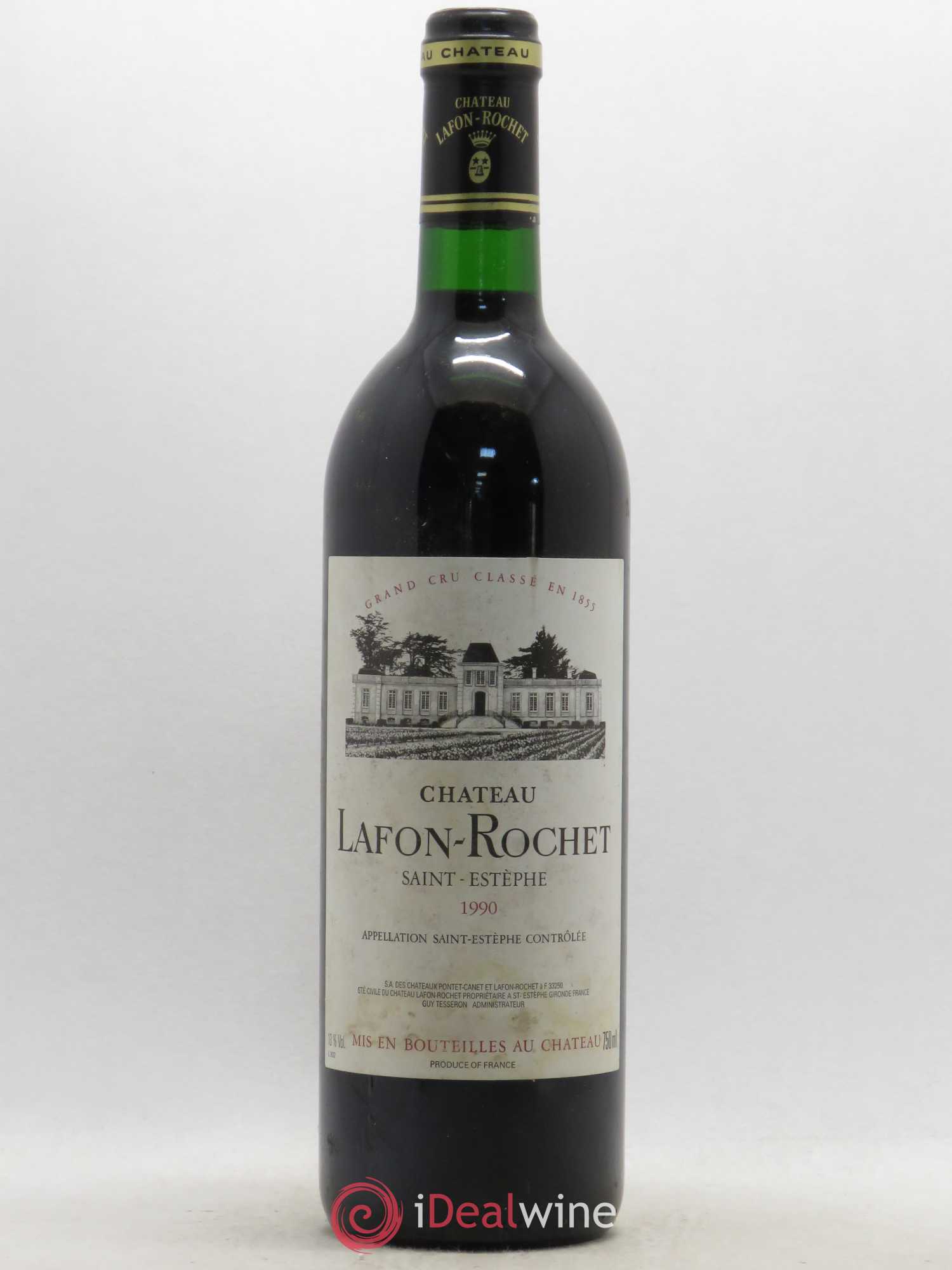 Château Lafon Rochet 4ème Grand Cru Classé 1990 - Lot de 1 bouteille - 0