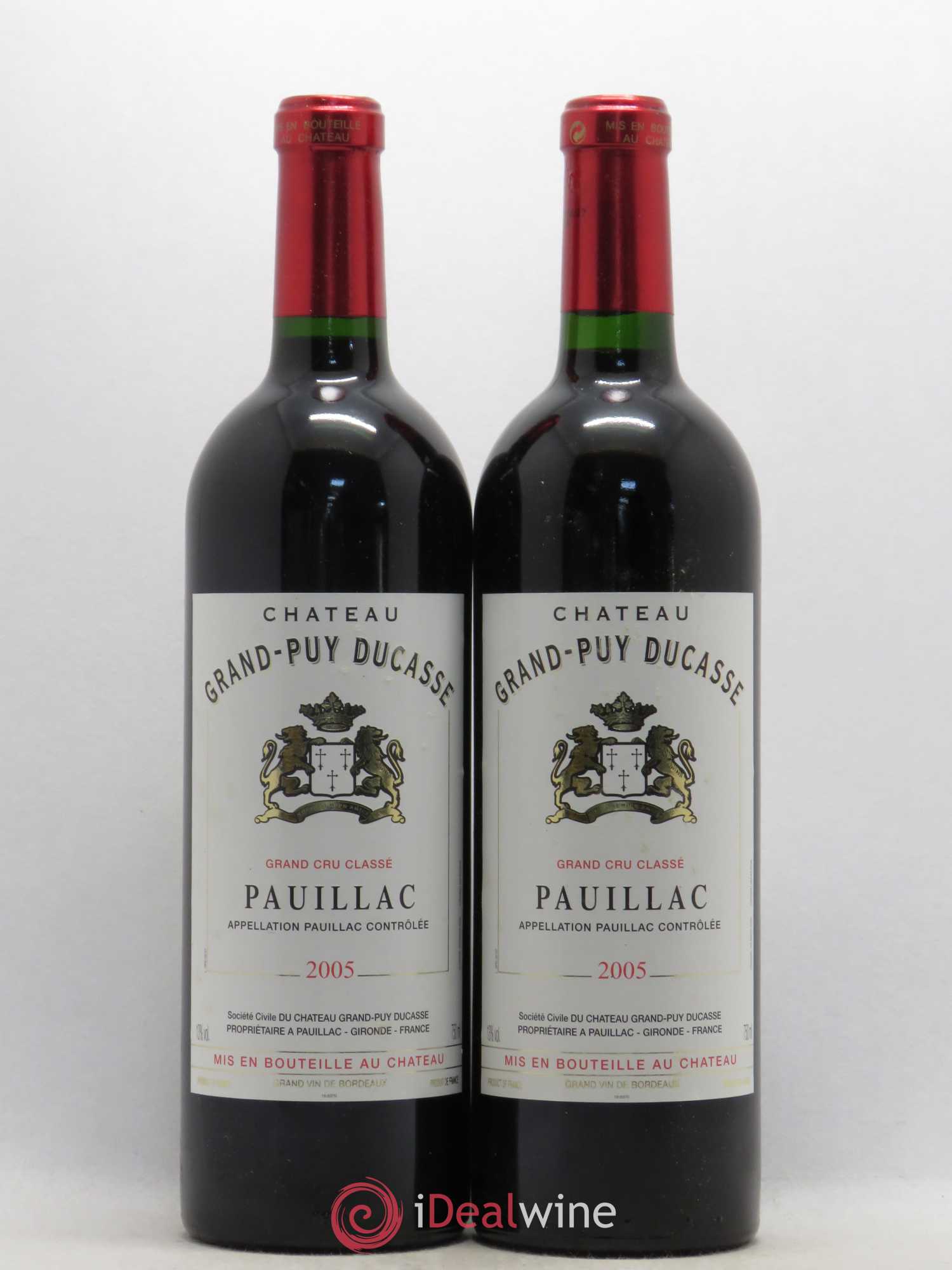 Château Grand Puy Ducasse 5ème Grand Cru Classé 2005 - Lot de 2 bouteilles - 0