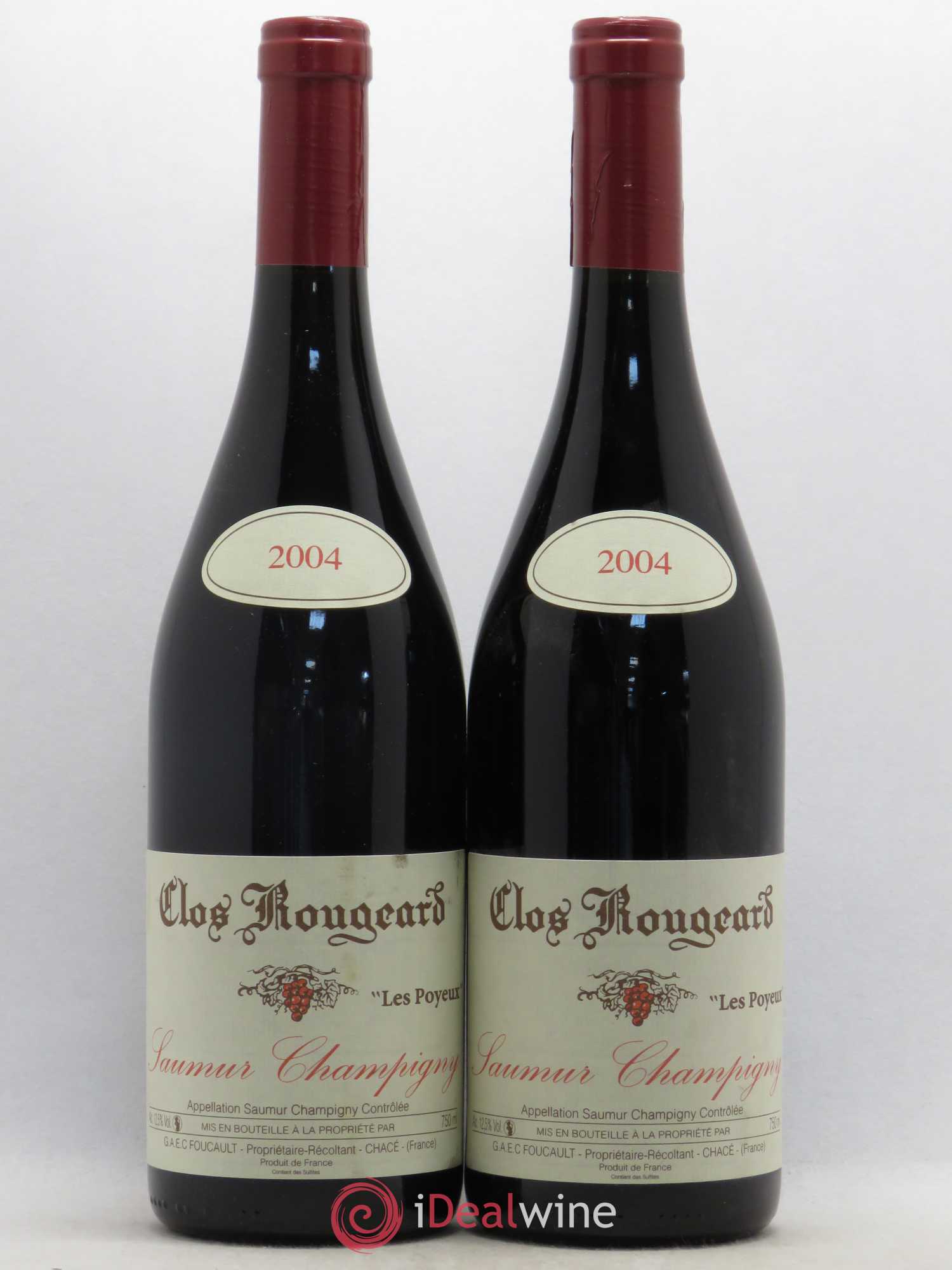 Saumur-Champigny Les Poyeux Clos Rougeard 2004 - Lot de 2 bouteilles - 0