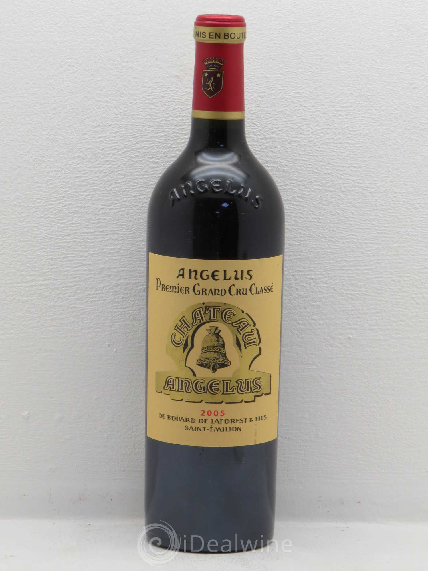 Château Angélus 1er Grand Cru Classé A 2005 - Lot de 1 bouteille - 0