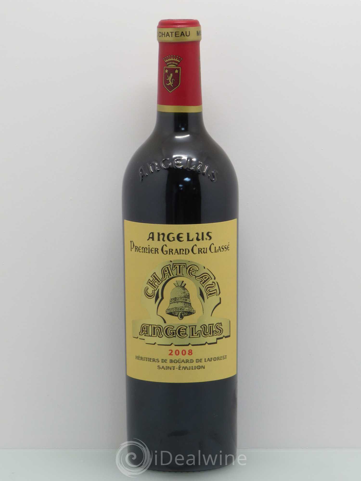 Château Angélus 1er Grand Cru Classé A 2008 - Lot de 1 bouteille - 0
