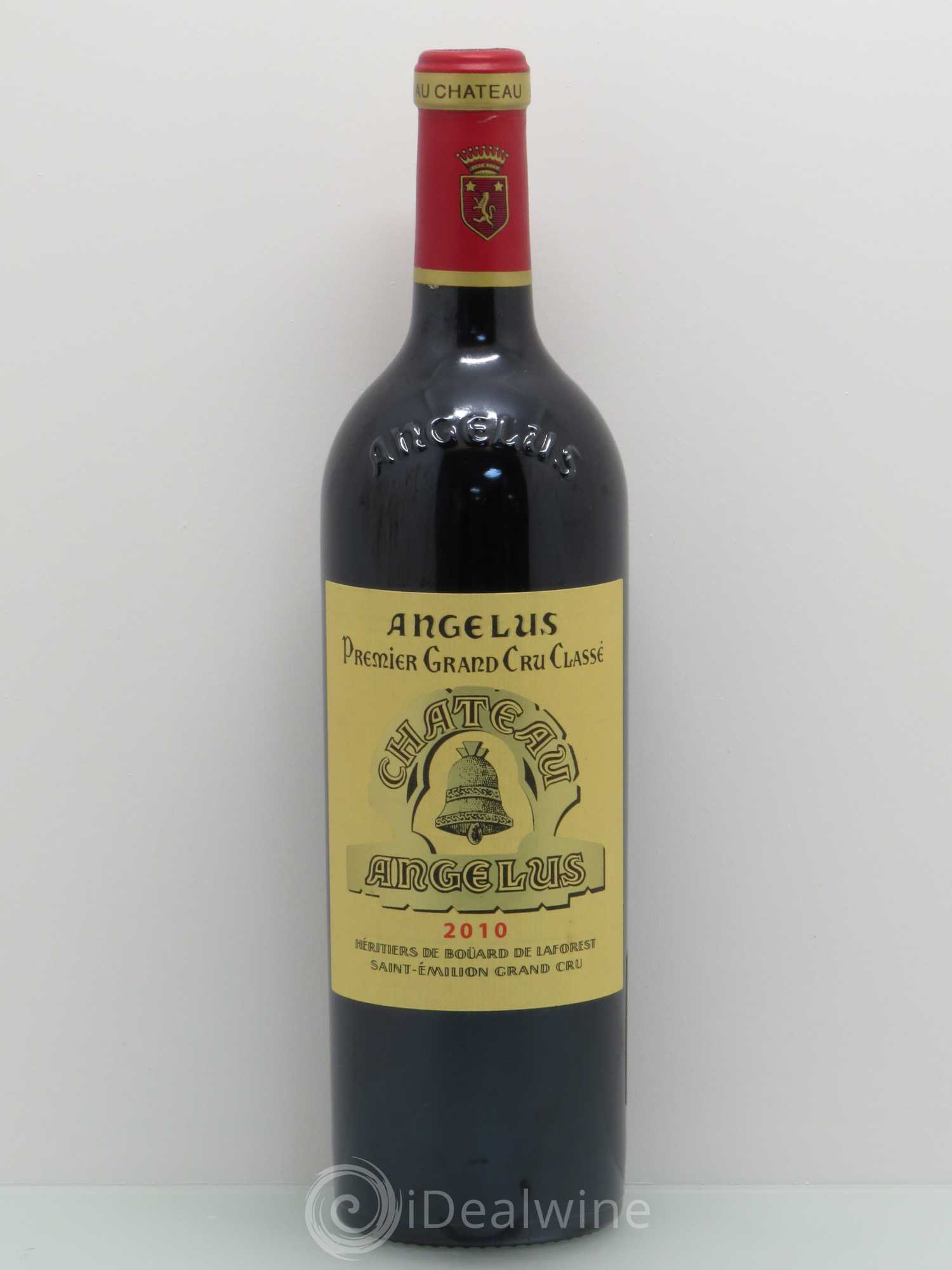 Château Angélus 1er Grand Cru Classé A 2010 - Lot de 1 bouteille - 0