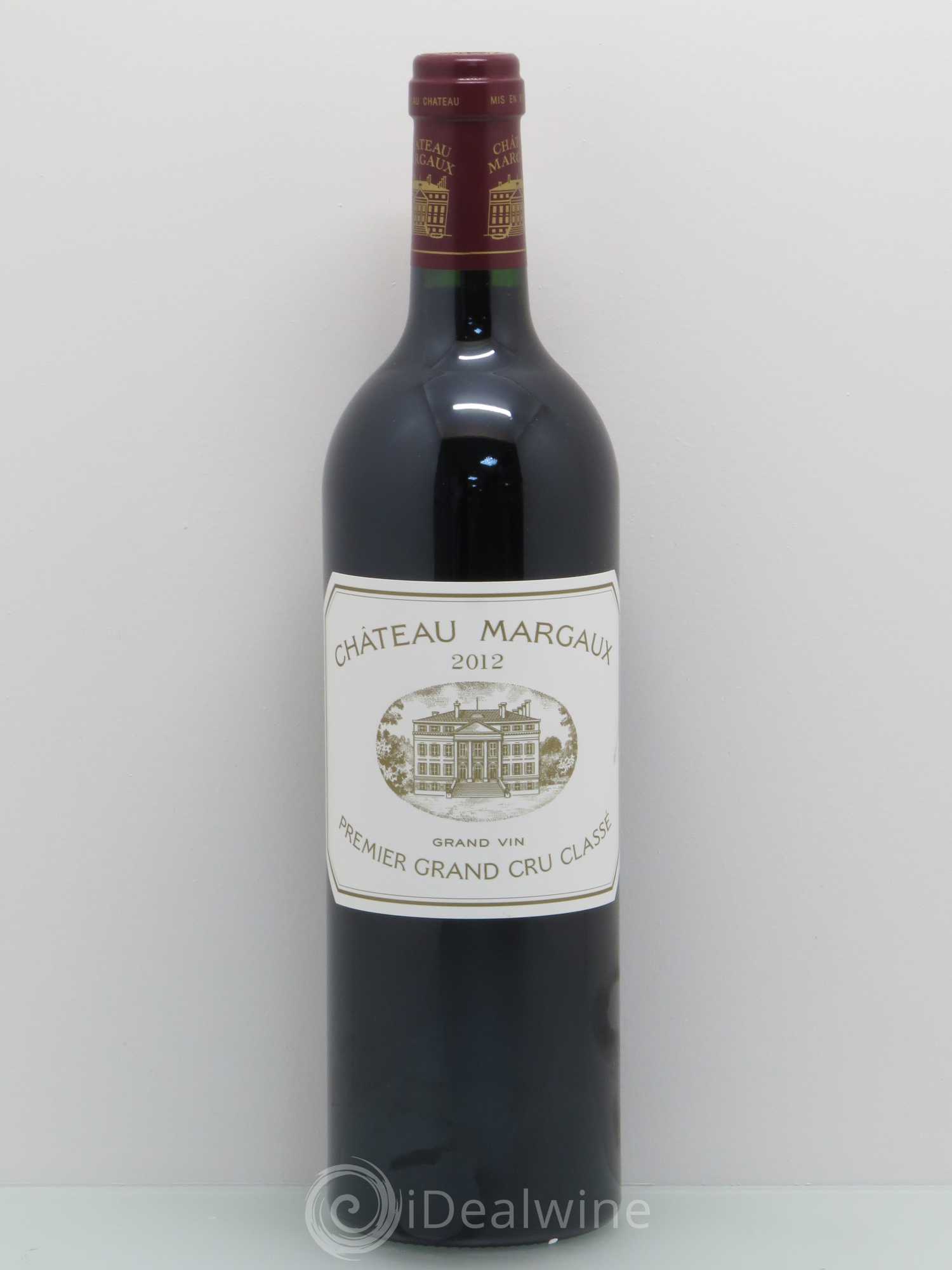Château Margaux 1er Grand Cru Classé 2012 - Lot de 1 bouteille - 0
