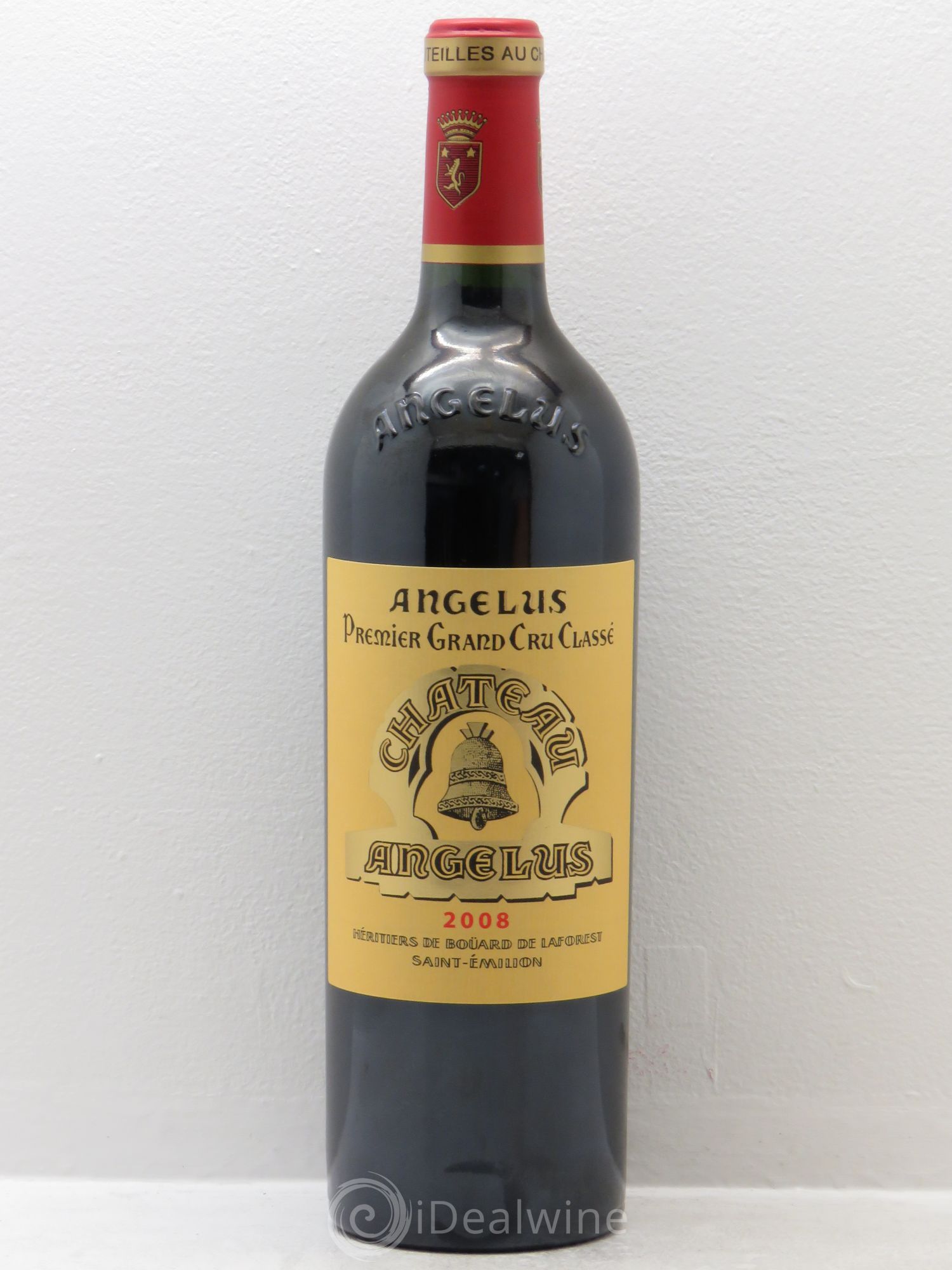 Château Angélus 1er Grand Cru Classé A 2008 - Lot de 1 bouteille - 0