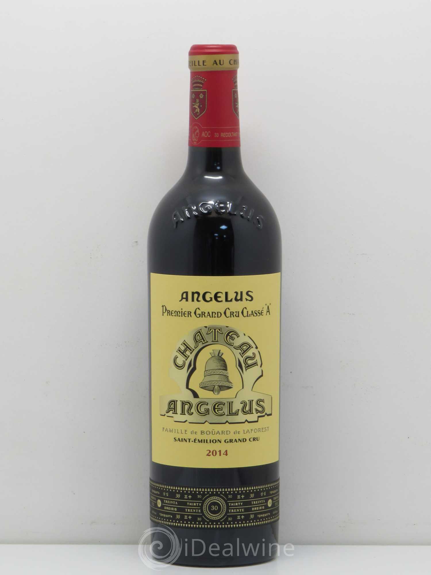 Château Angélus 1er Grand Cru Classé A 2014 - Lot de 1 bouteille - 0