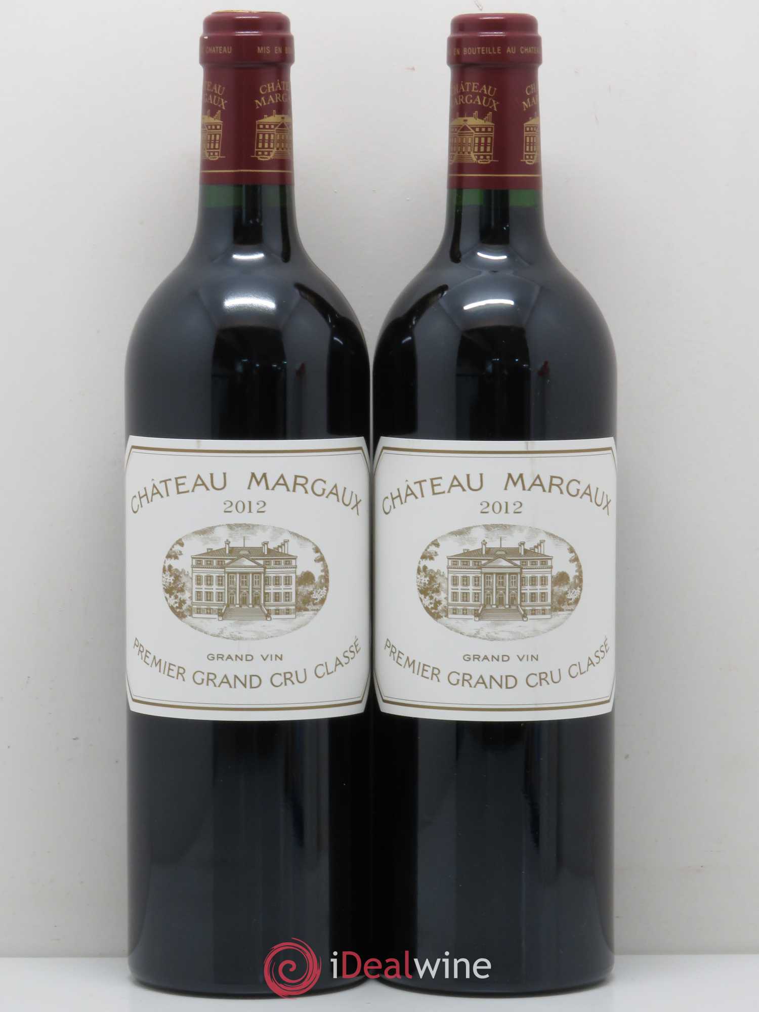 Château Margaux 1er Grand Cru Classé 2012 - Lot de 2 bouteilles - 0