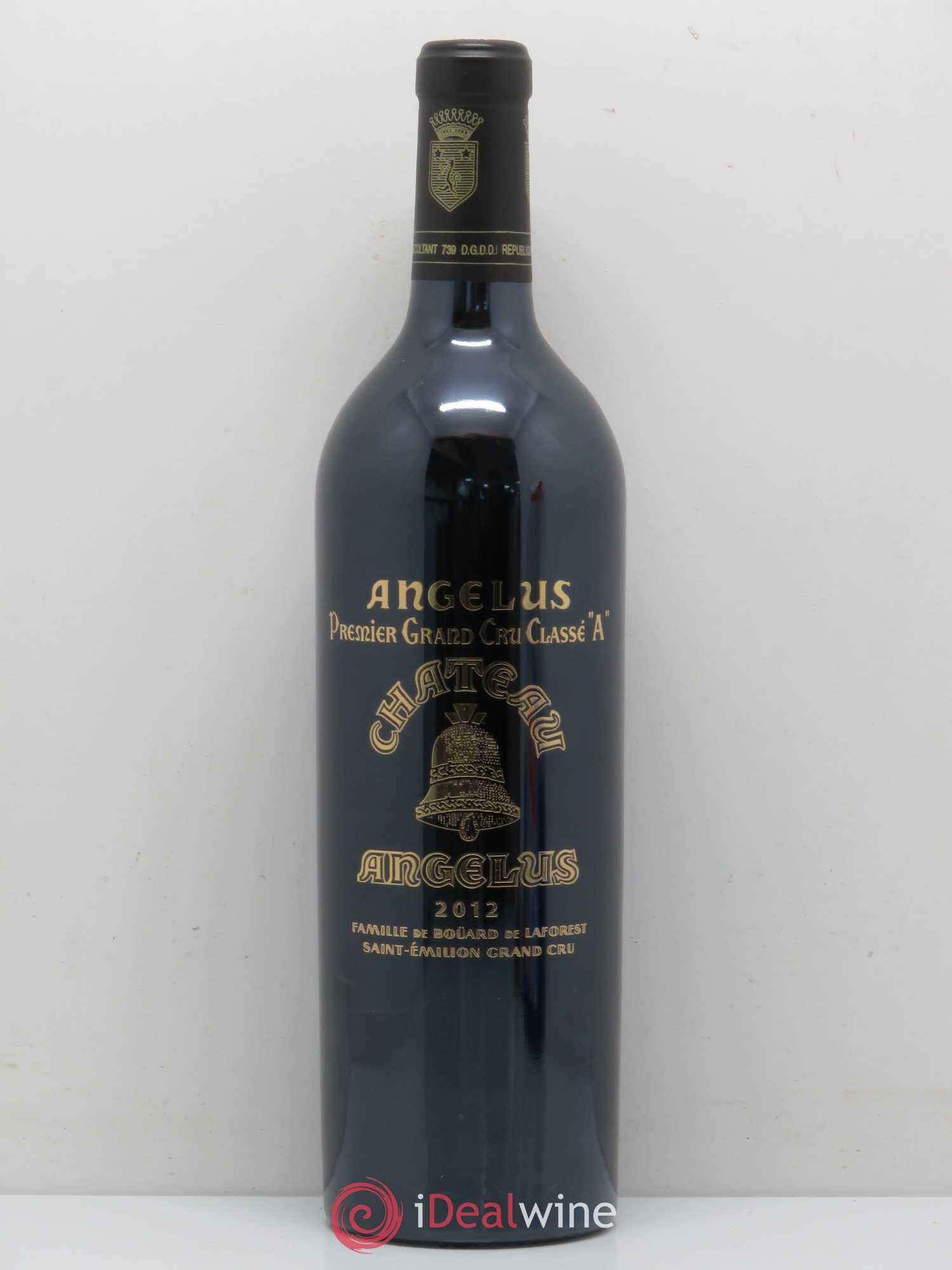 Château Angélus 1er Grand Cru Classé A 2012 - Lot de 1 bouteille - 0