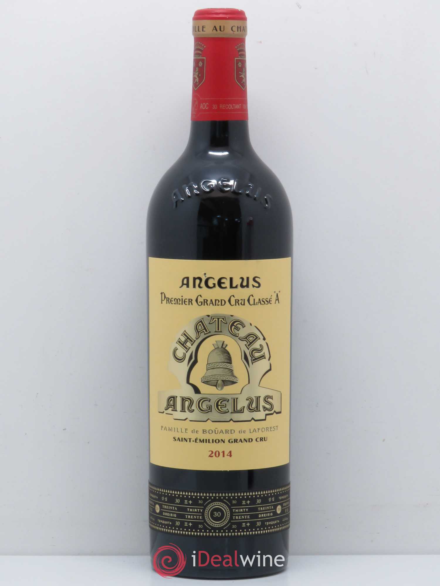 Château Angélus 1er Grand Cru Classé A 2014 - Lot de 1 bouteille - 0