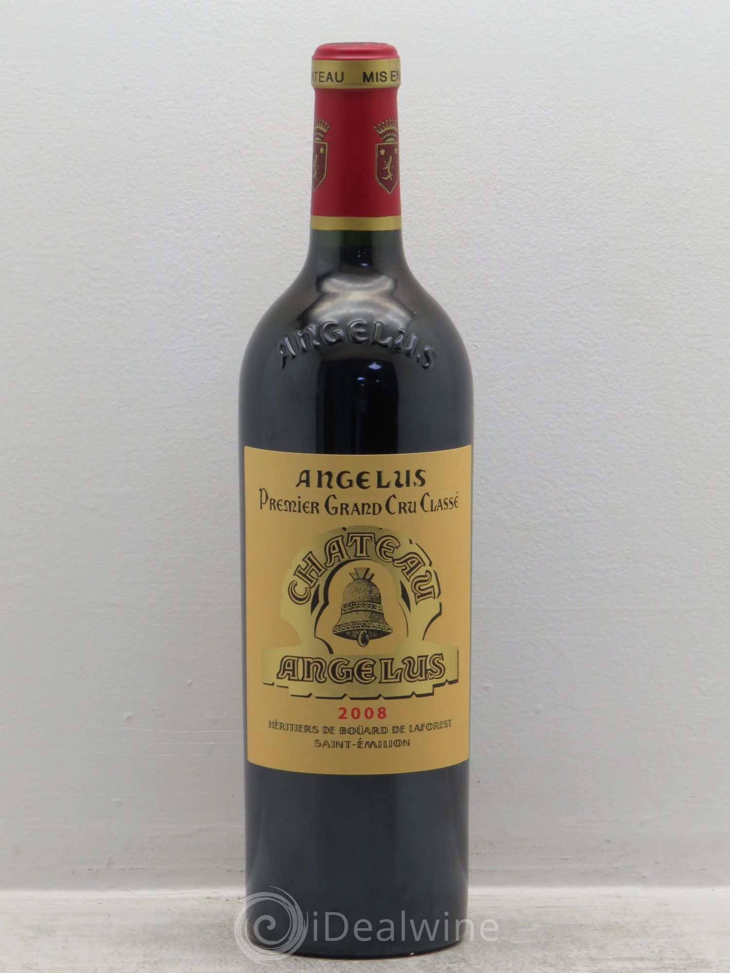 Château Angélus 1er Grand Cru Classé A 2008 - Lot de 1 bouteille - 0