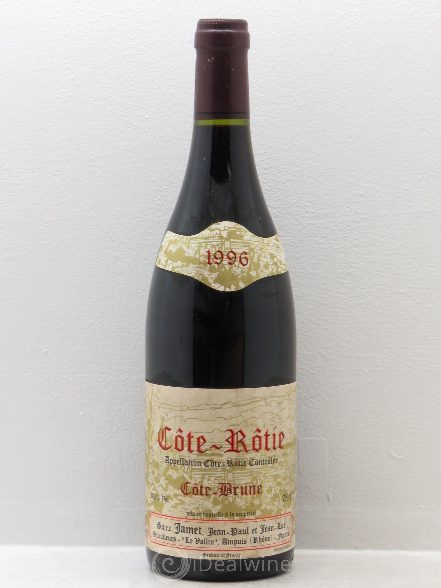 Côte-Rôtie Côte Brune Jamet (Domaine) 1996 - Lot de 1 bouteille - 0