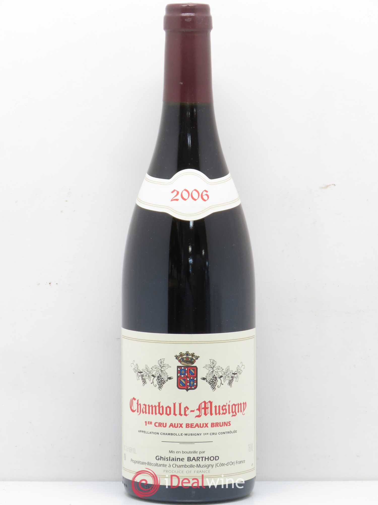 Chambolle-Musigny 1er Cru Aux Beaux Bruns Ghislaine Barthod 2006 - Lot de 1 bouteille - 0