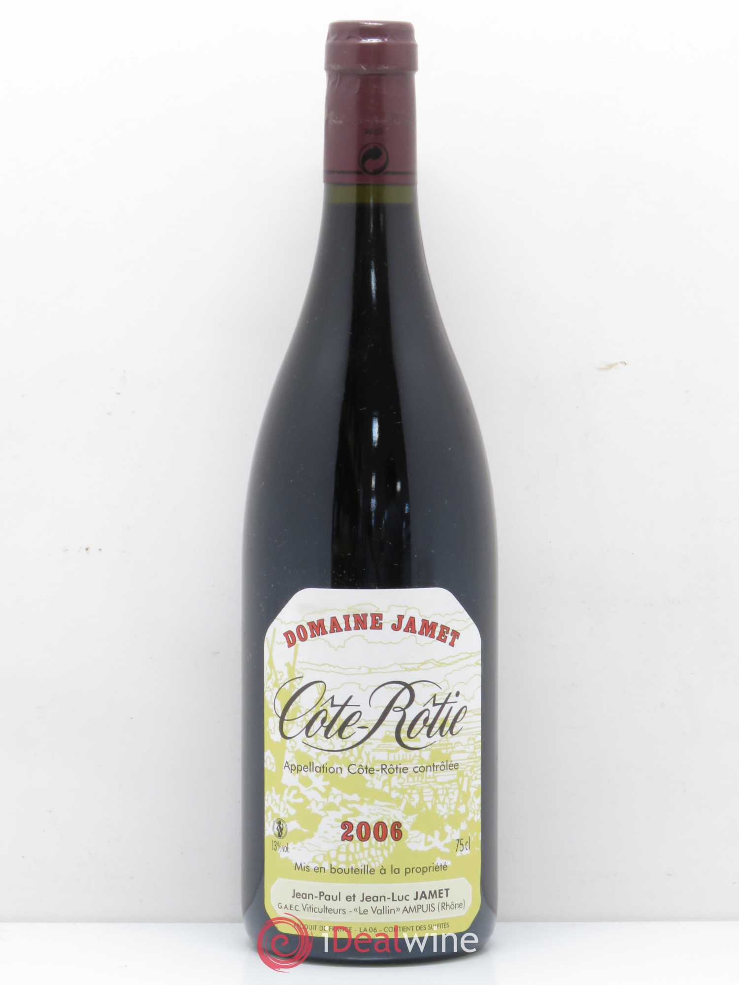 Côte-Rôtie Jamet (Domaine) 2006 - Lot de 1 bouteille - 0