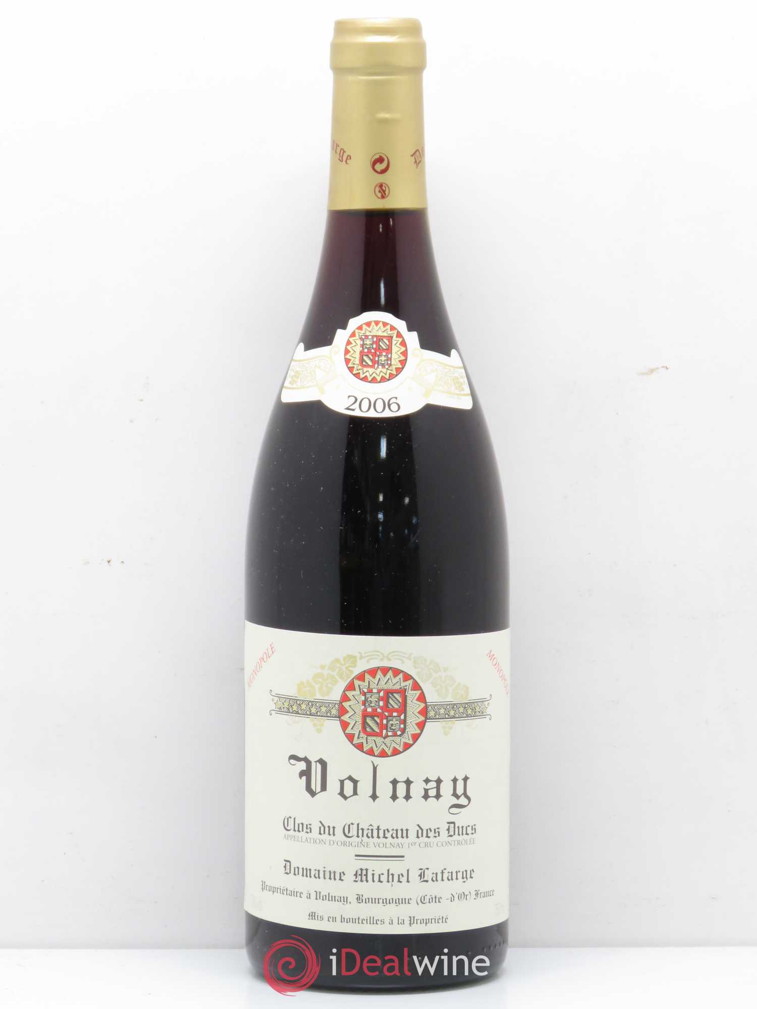Volnay 1er Cru Clos des Ducs Lafarge (Domaine) 2006 - Lot de 1 bouteille - 0