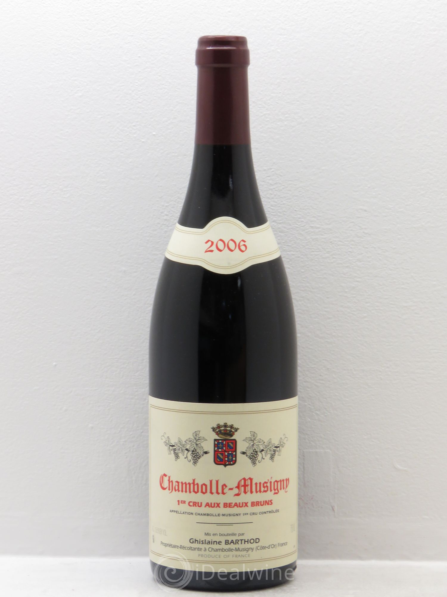 Chambolle-Musigny 1er Cru Aux Beaux Bruns Ghislaine Barthod 2006 - Lot de 1 bouteille - 0