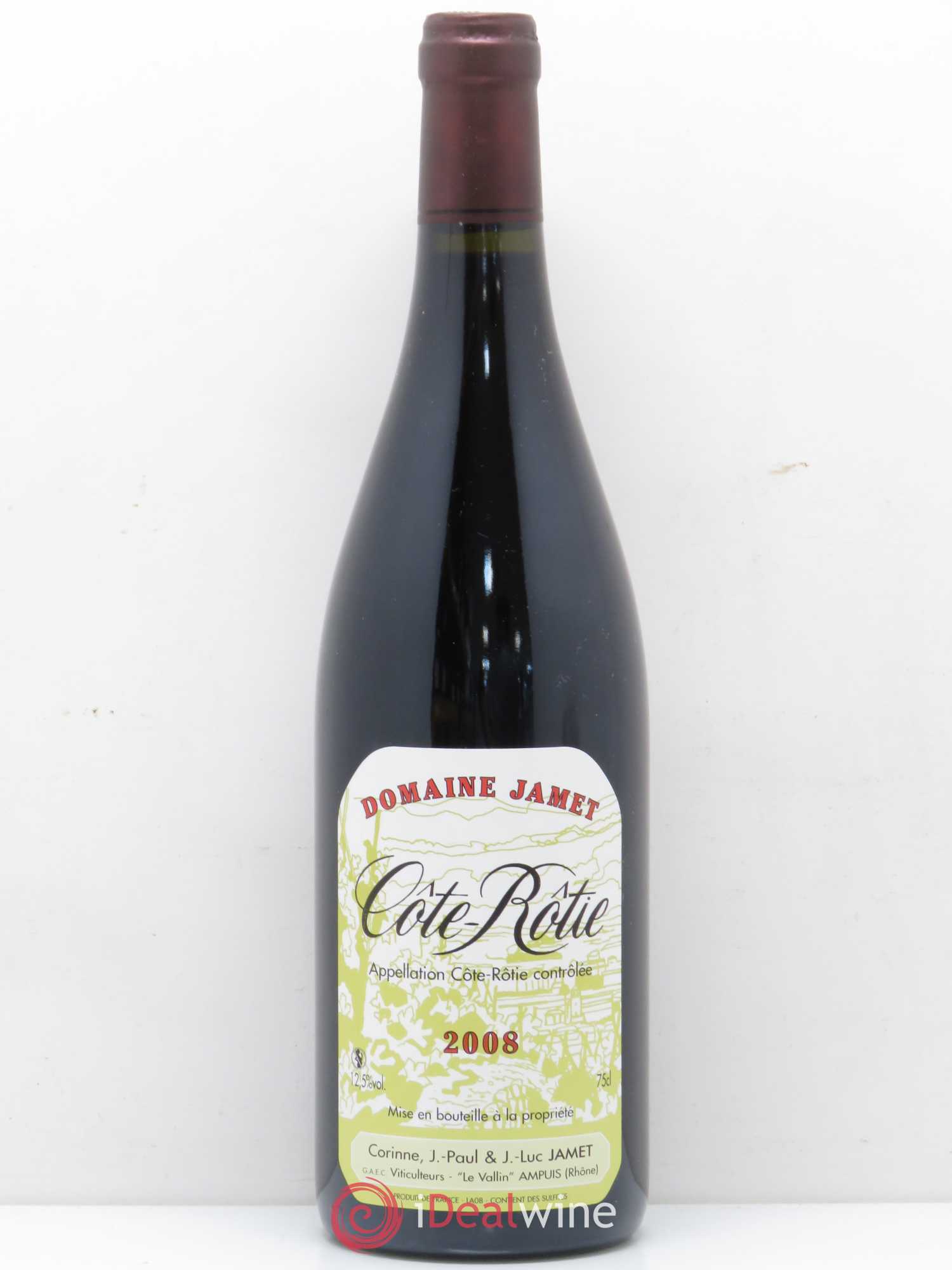 Côte-Rôtie Jamet (Domaine) 2008 - Lot de 1 bouteille - 0