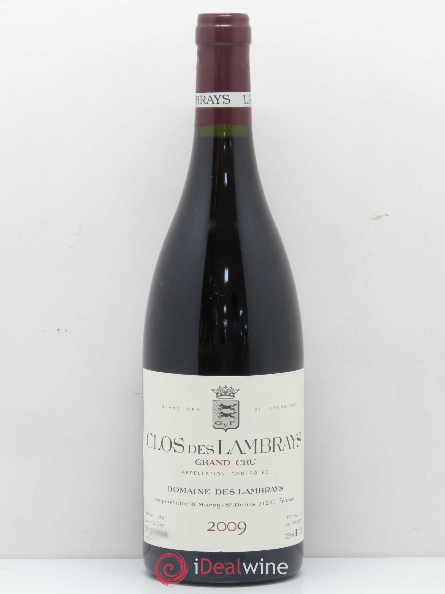 Clos des Lambrays Grand Cru Domaine des Lambrays 2009 - Lot de 1 bouteille - 0