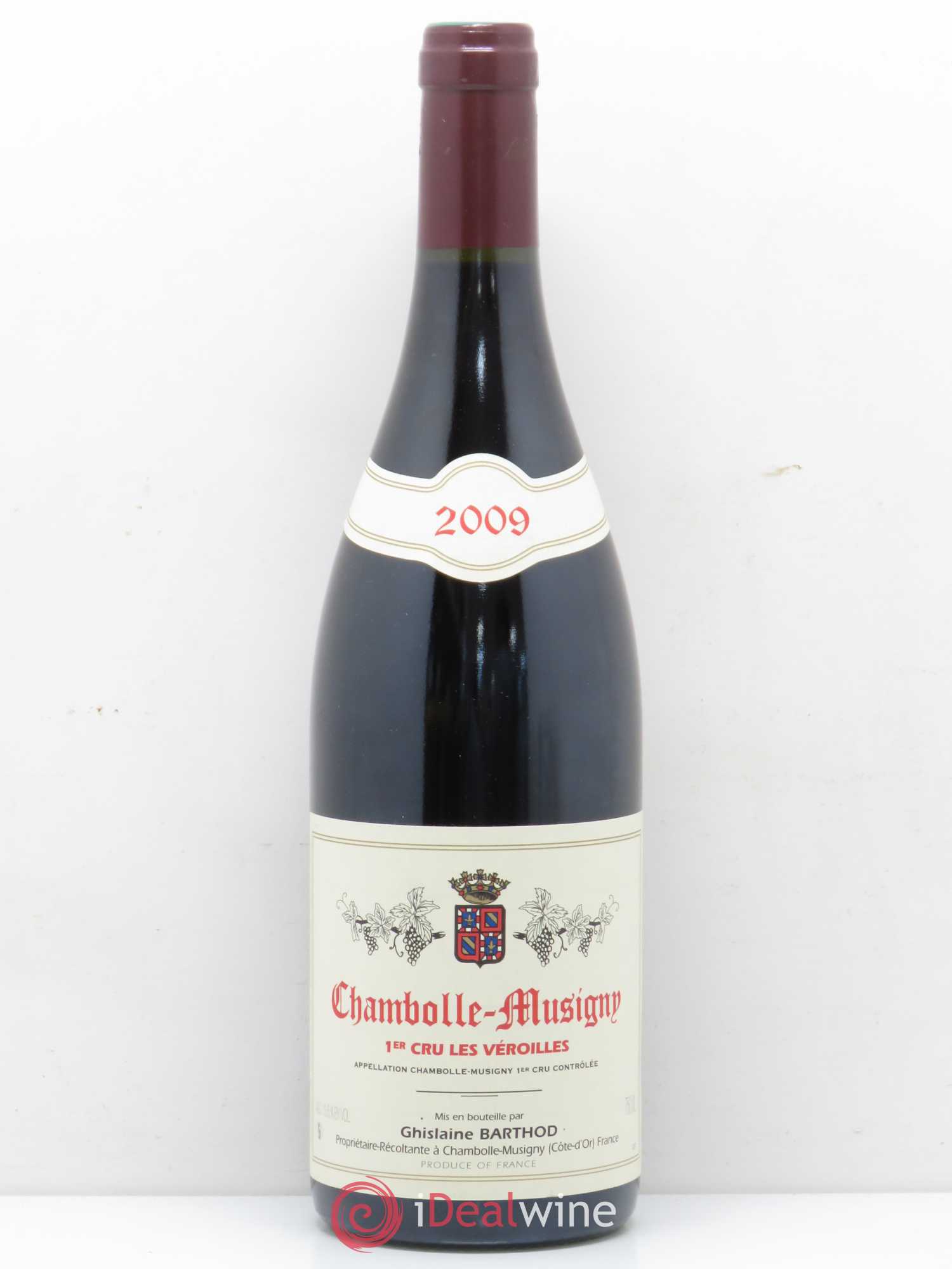Chambolle-Musigny 1er Cru Les Véroilles Ghislaine Barthod 2009 - Lot de 1 bouteille - 0