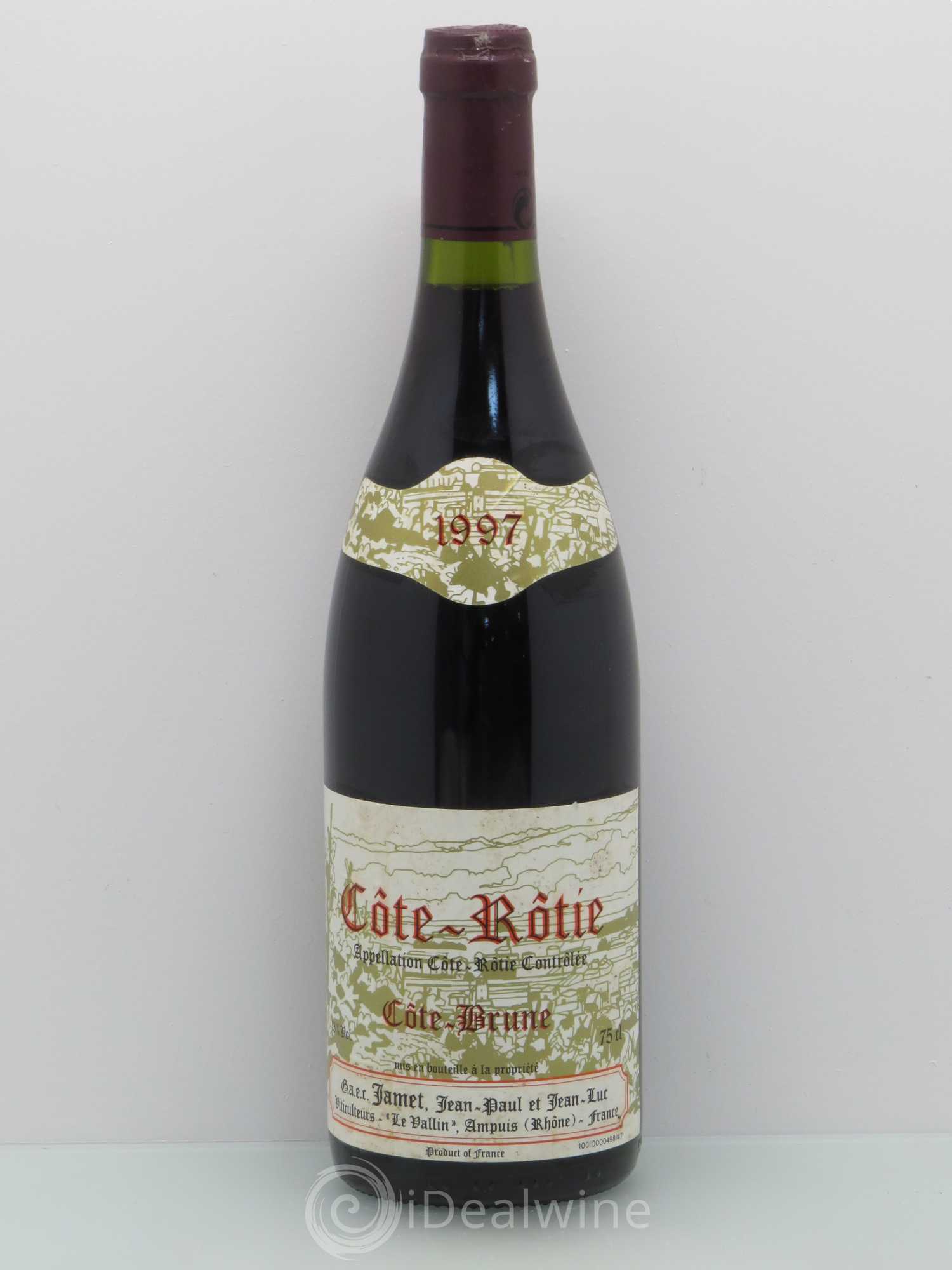 Côte-Rôtie Côte Brune Jamet (Domaine) 1997 - Lot de 1 bouteille - 0