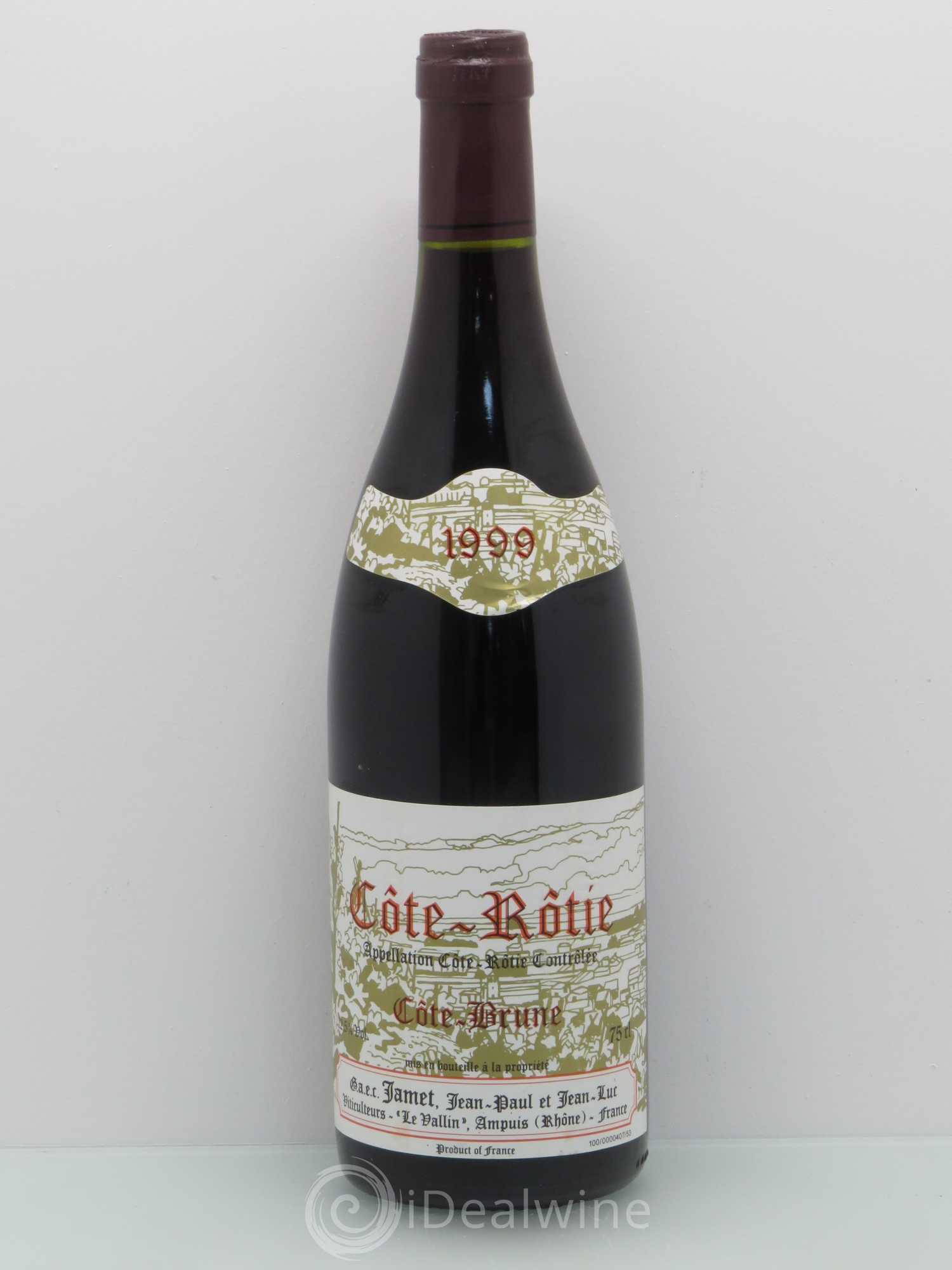 Côte-Rôtie Côte Brune Jamet (Domaine) 1999 - Lot de 1 bouteille - 0