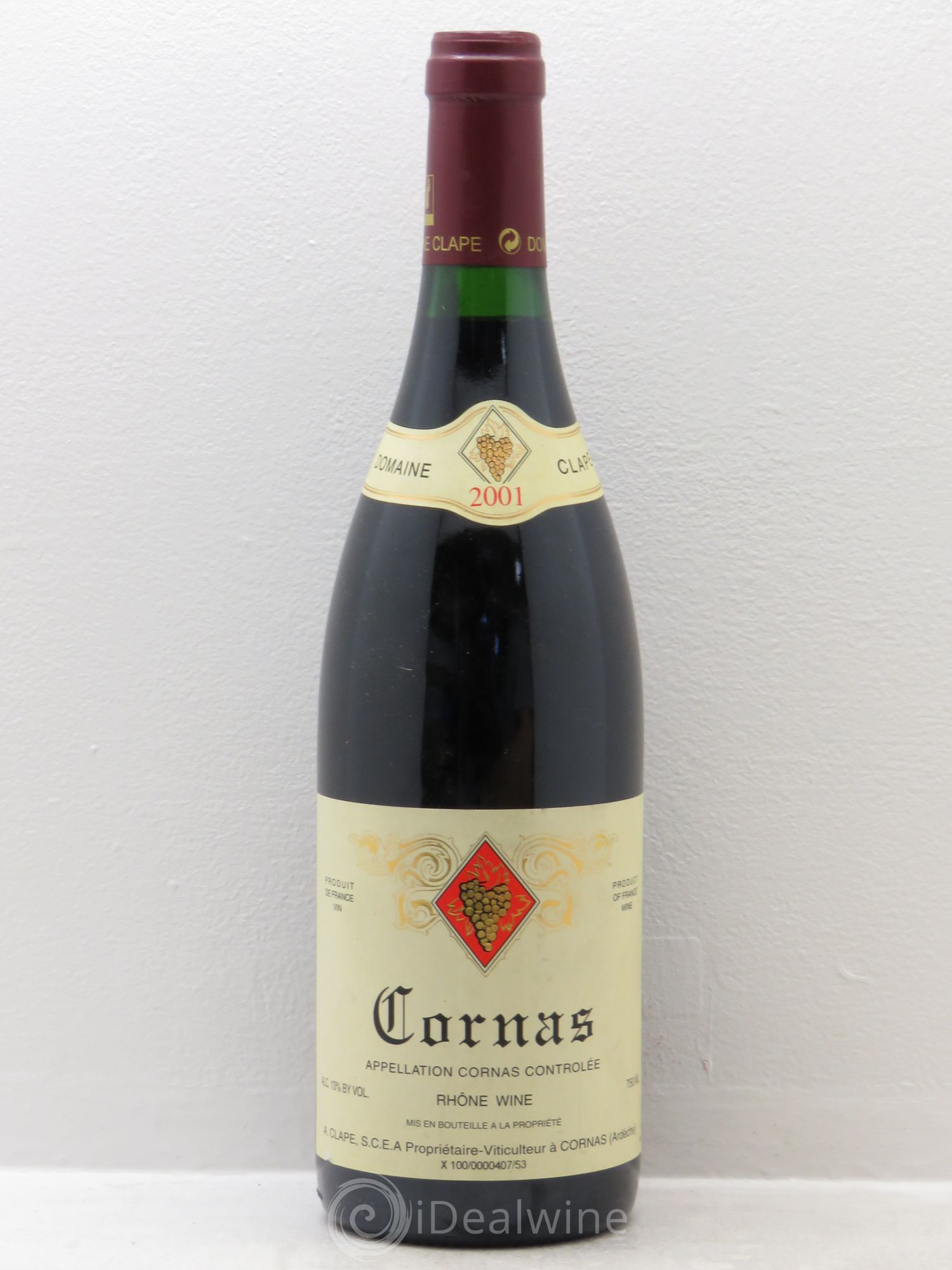 Cornas Auguste Clape 2001 - Lot de 1 bouteille - 0