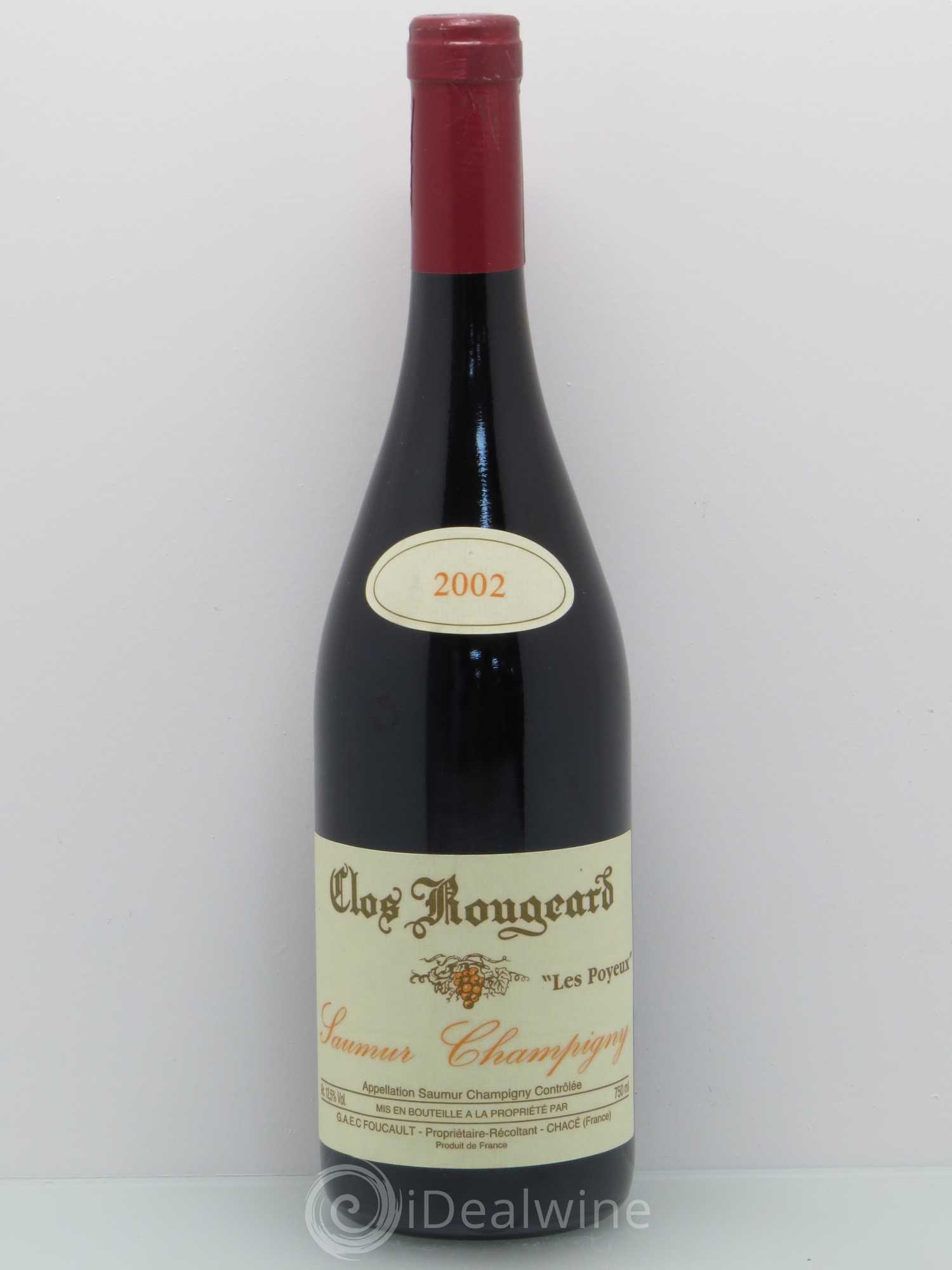 Saumur-Champigny Les Poyeux Clos Rougeard 2002 - Lot de 1 bouteille - 0