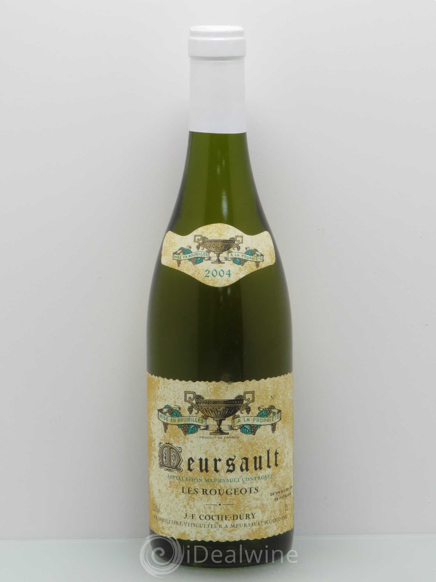 Meursault Les Rougeots Coche Dury (Domaine) 2004 - Lot de 1 bouteille - 0